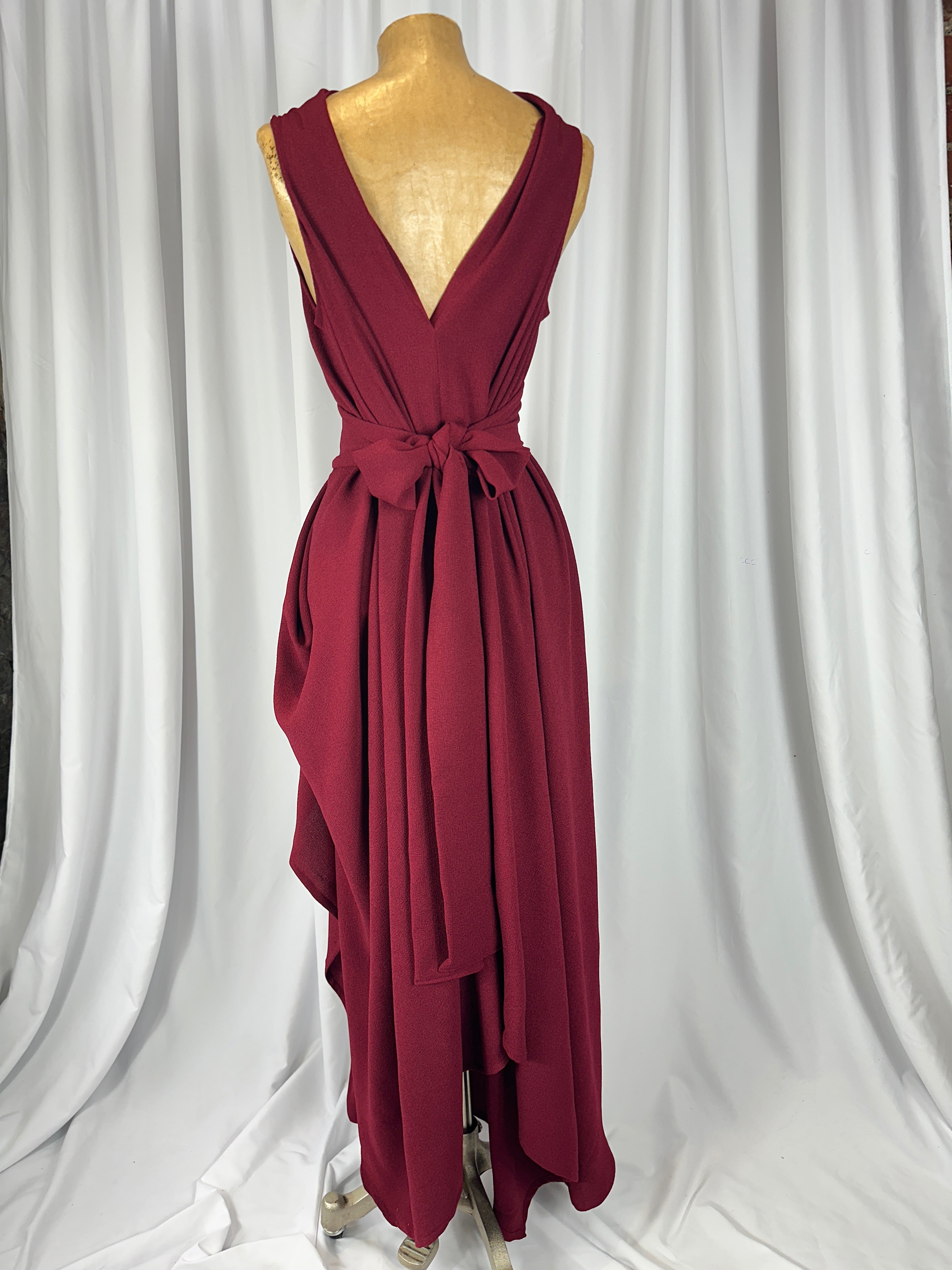 Deep Red Ivy Dress