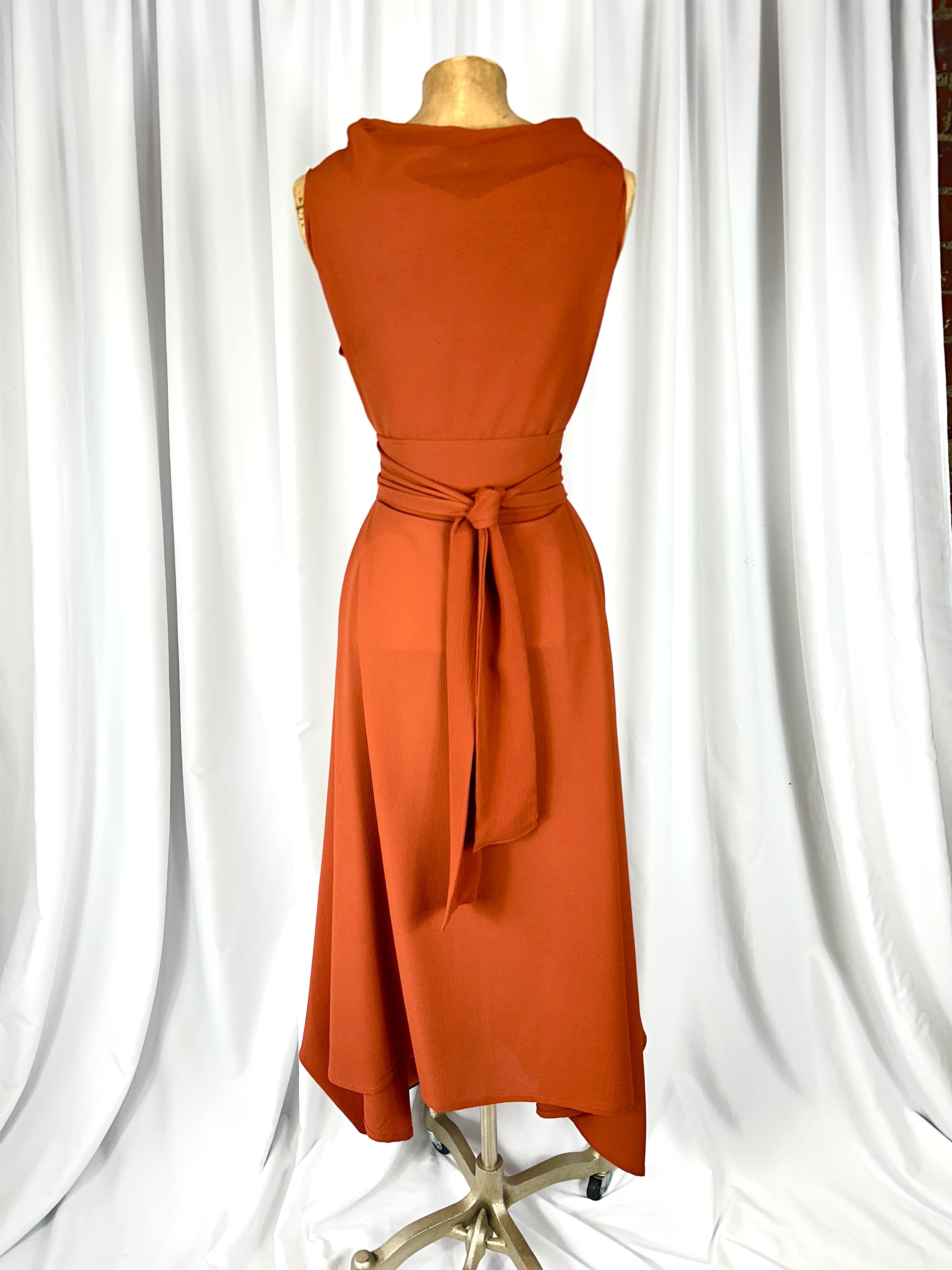 Burnt Orange Darcy Dress.