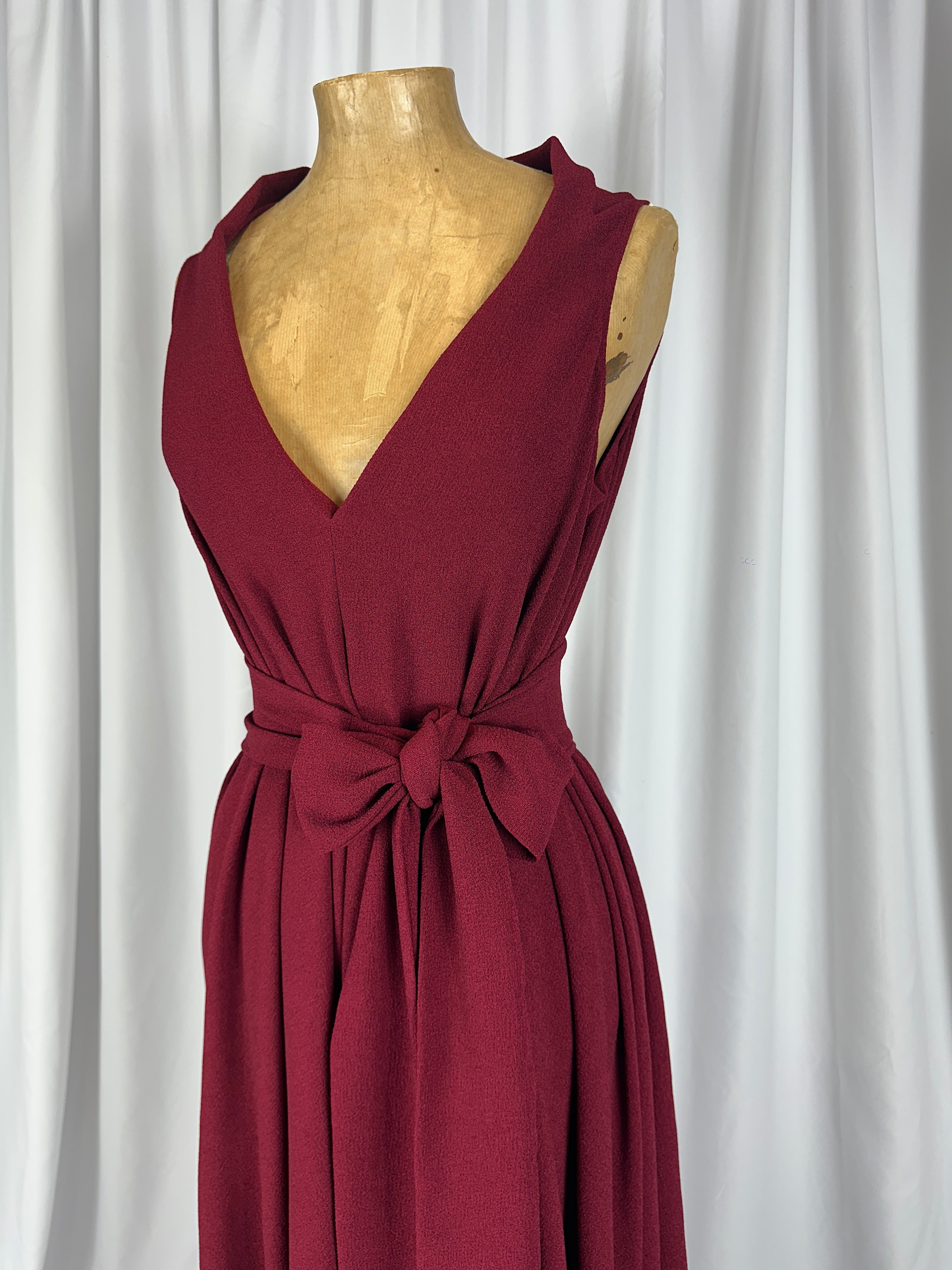 Deep Red Darcy Dress