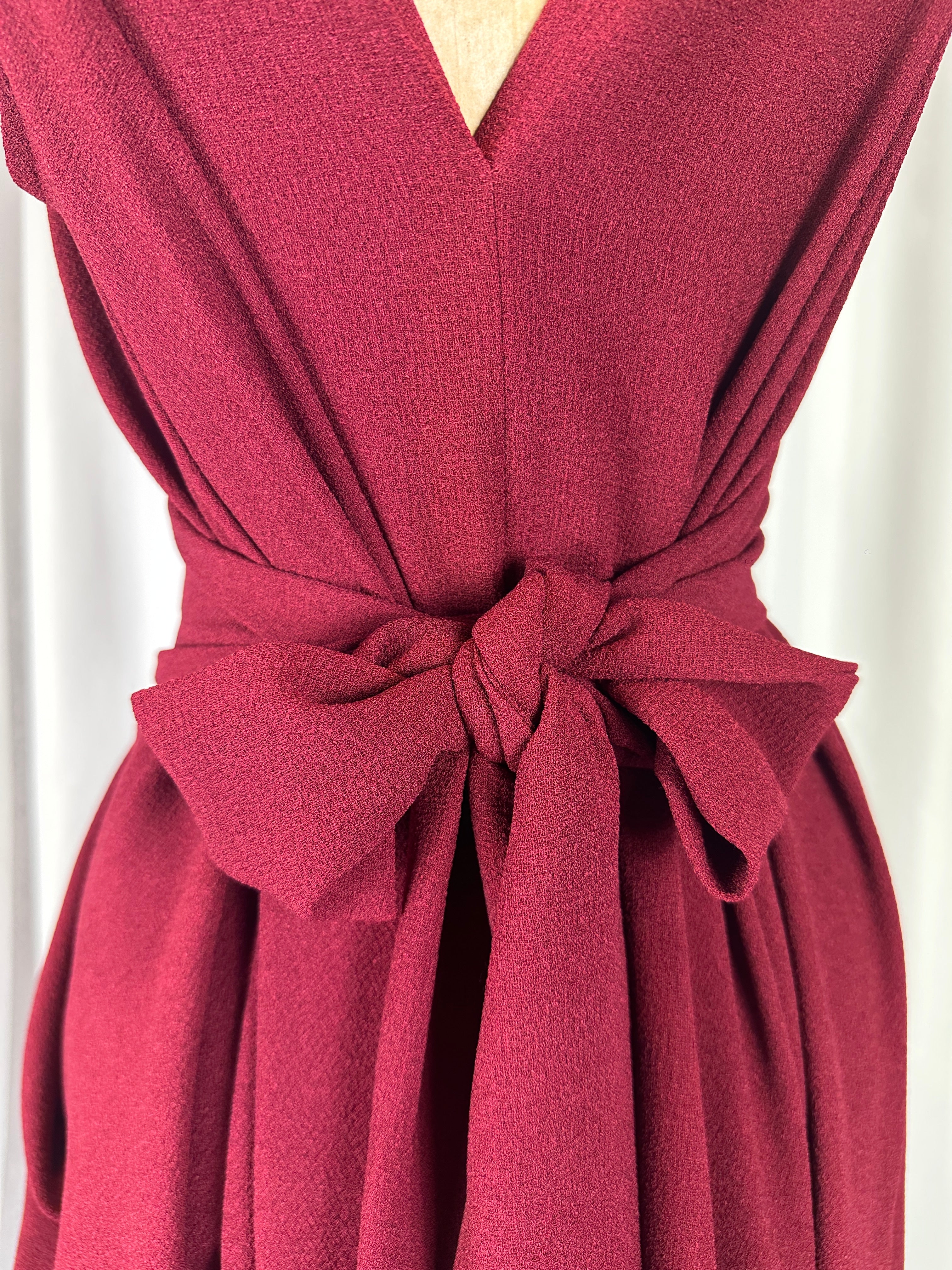 Deep Red Ivy Dress