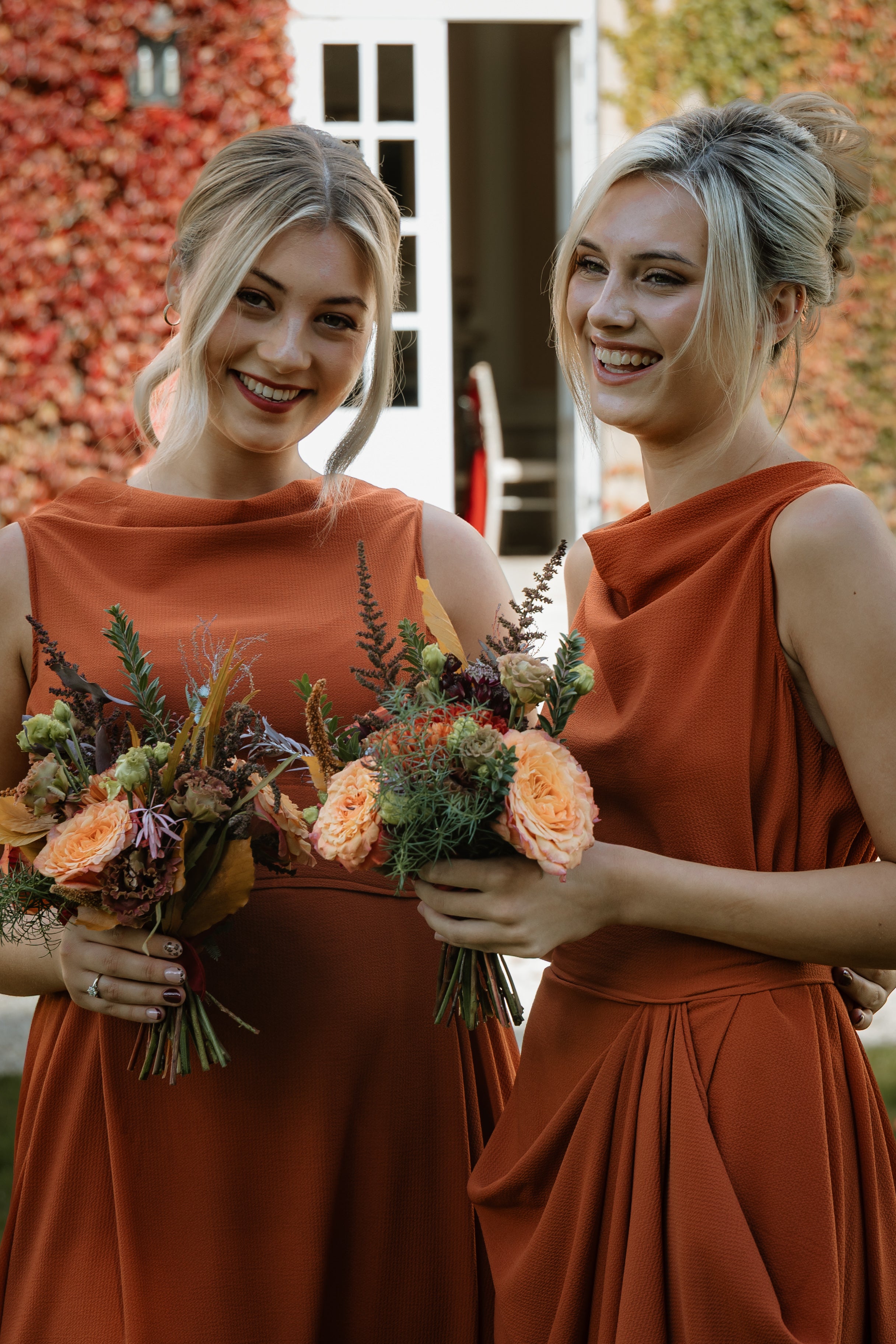 Burnt Orange Ivy Dress