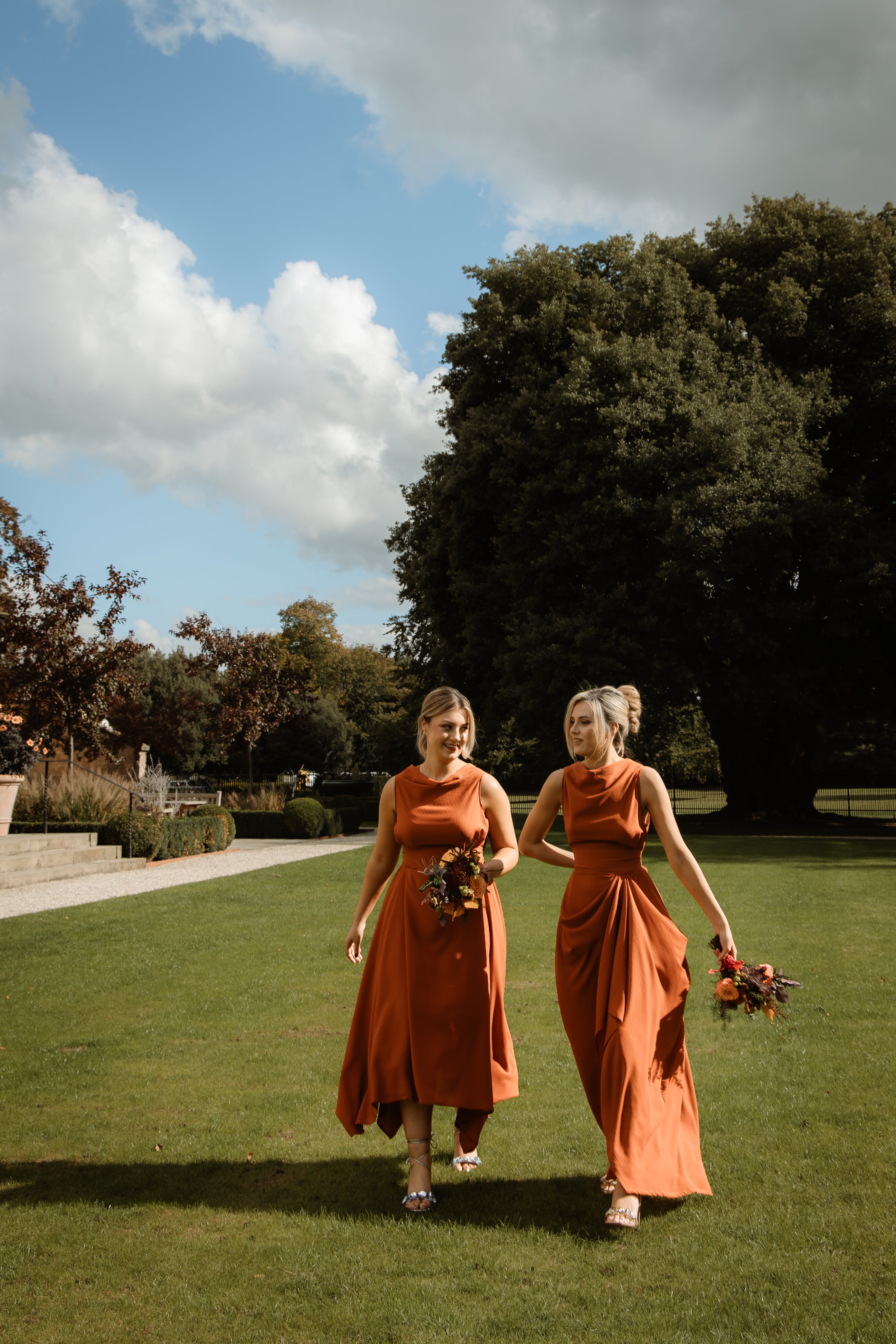 Burnt Orange Ivy Dress