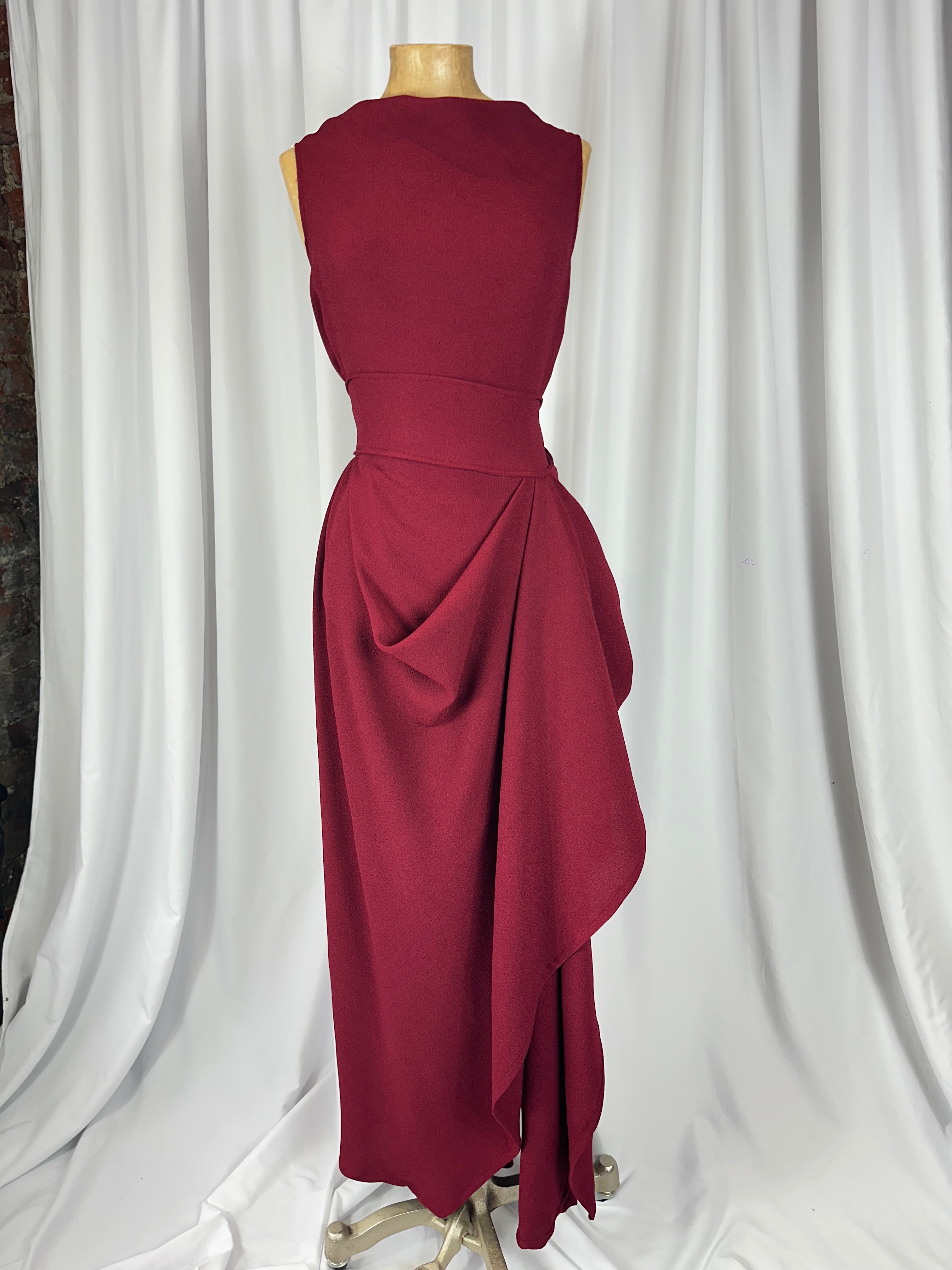 Deep Red Ivy Dress