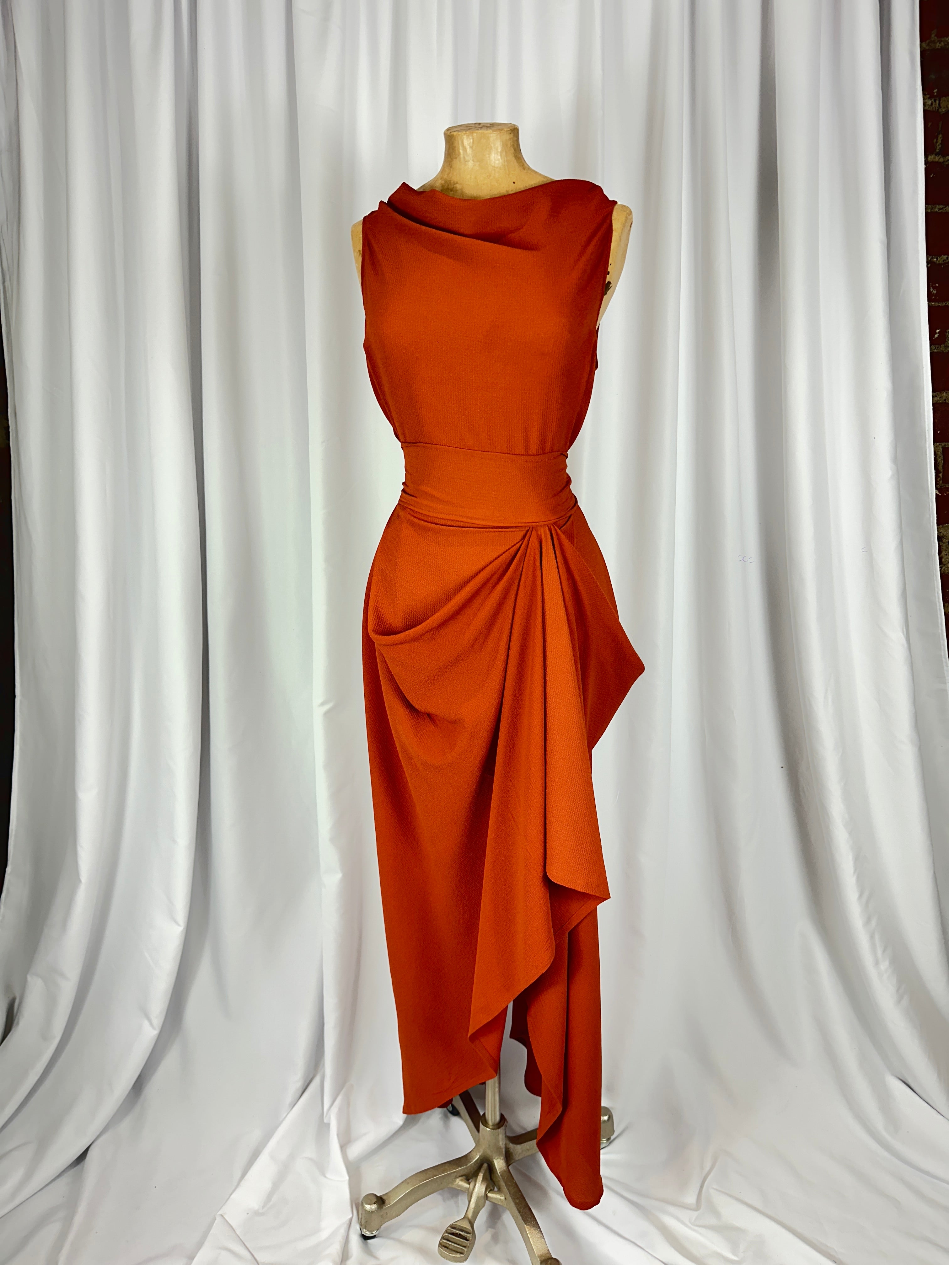 Burnt Orange Ivy Dress