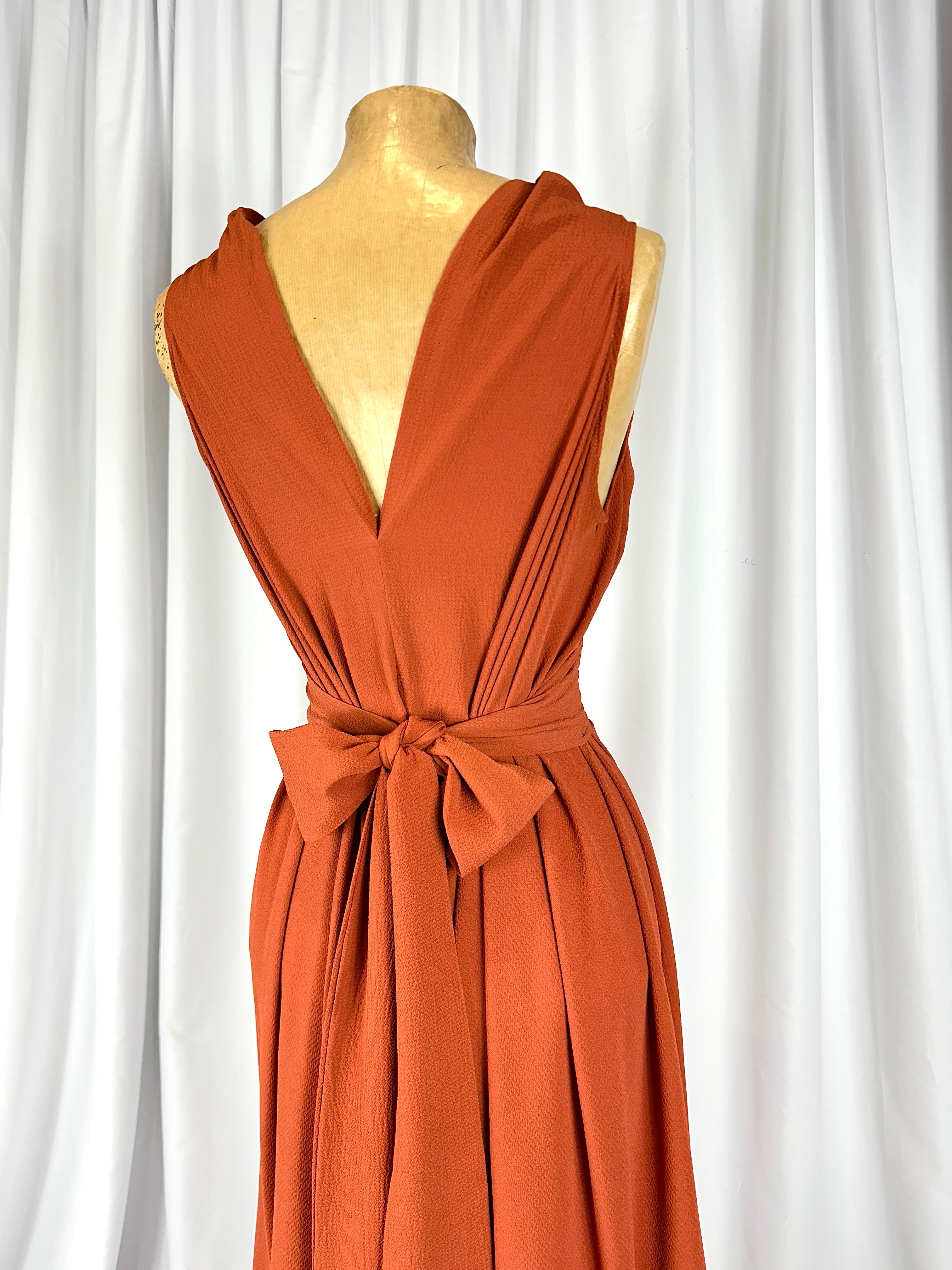 Burnt Orange Darcy Dress.