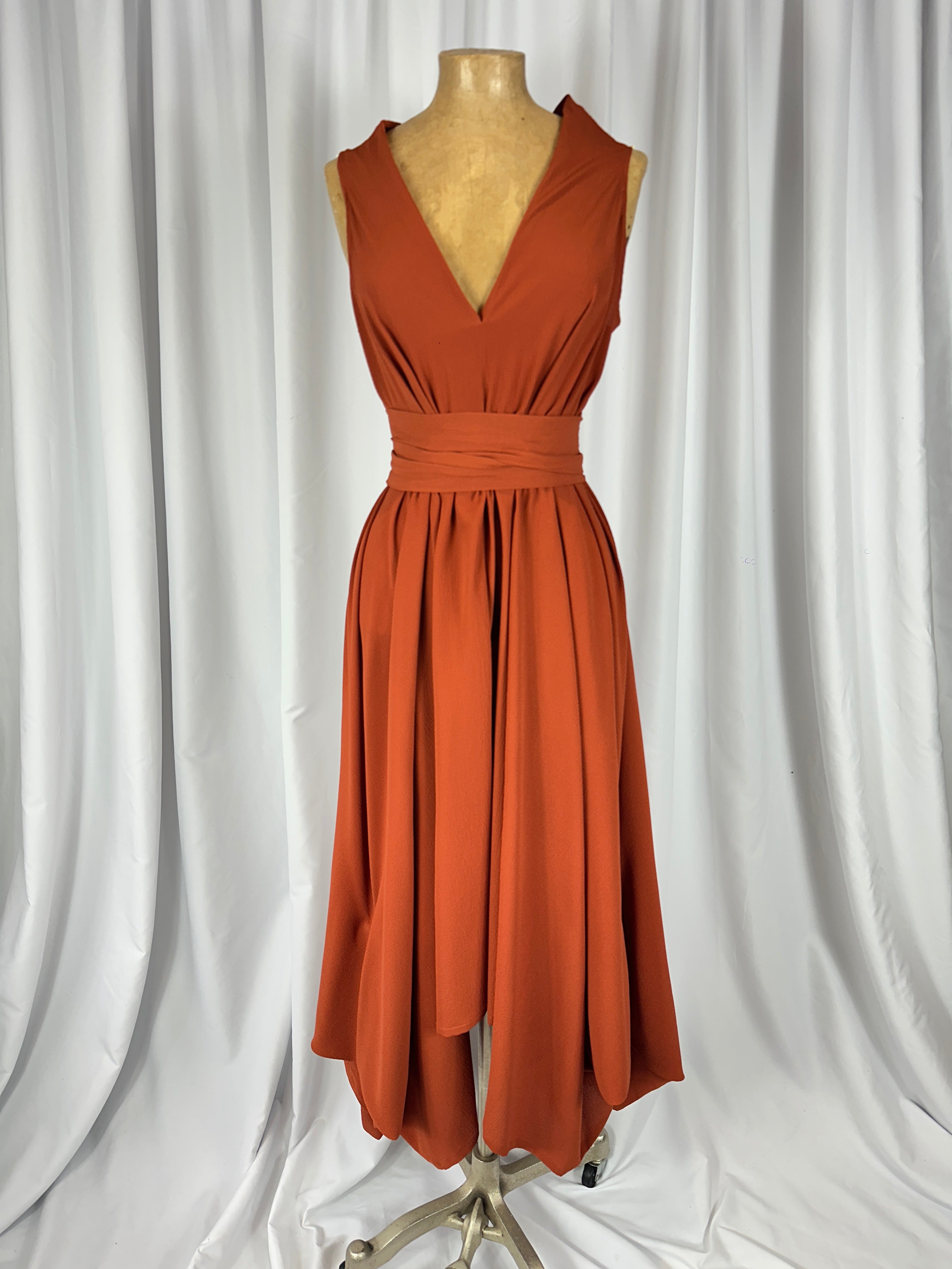 Burnt Orange Darcy Dress.