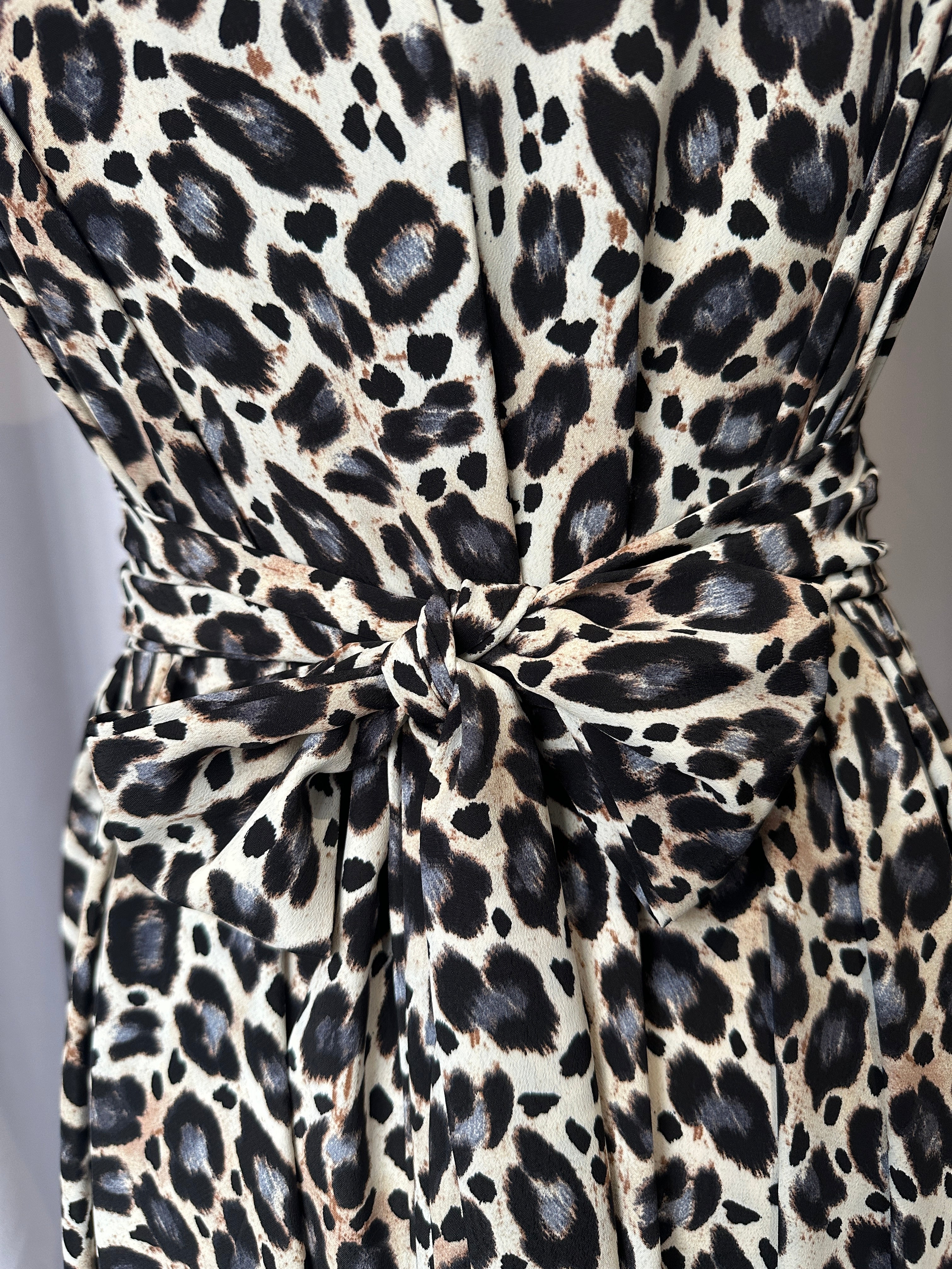 Grey Leopard Print May Dress.