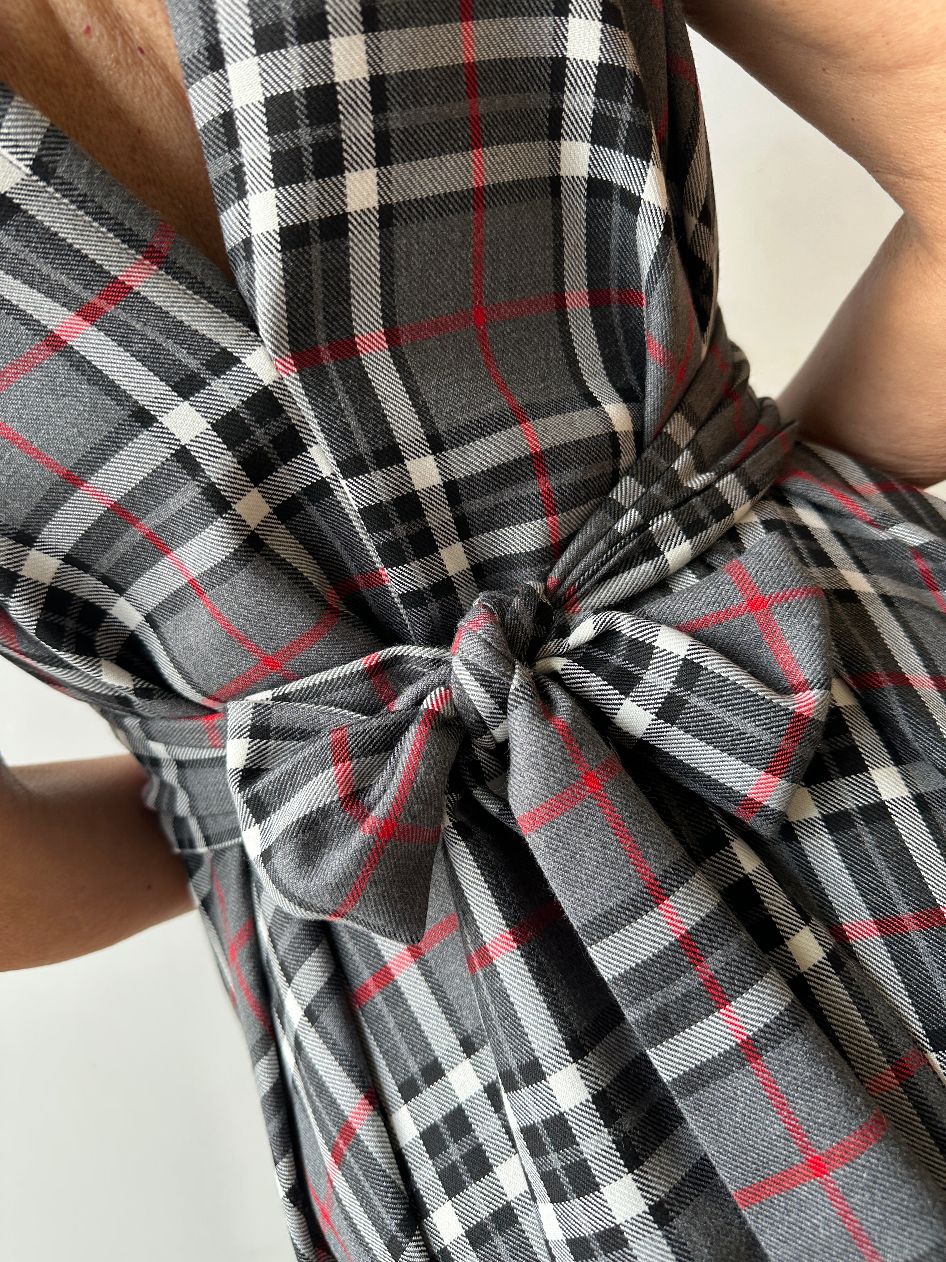 Grey & Red Riva Dress.