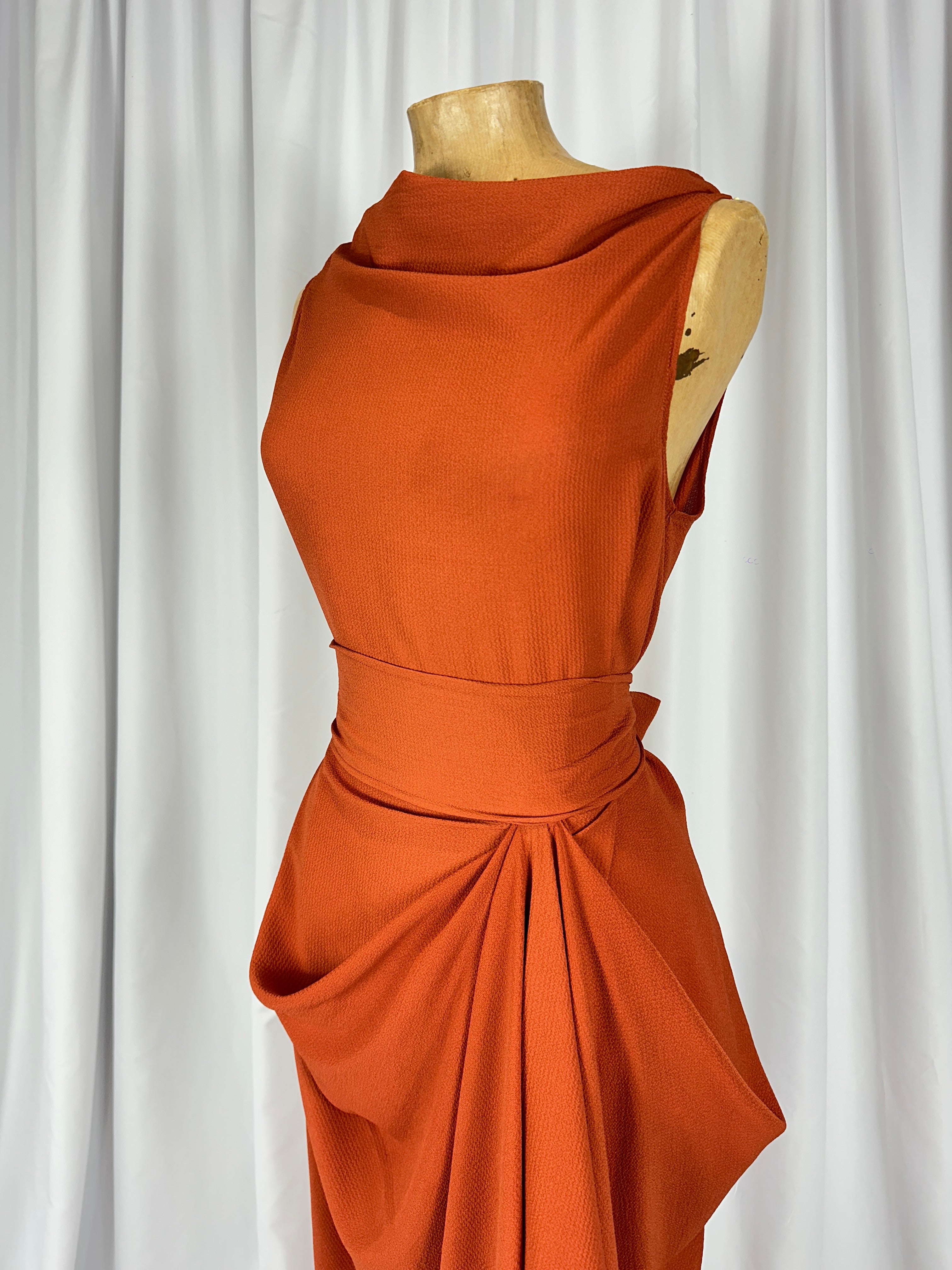Burnt Orange Ivy Dress