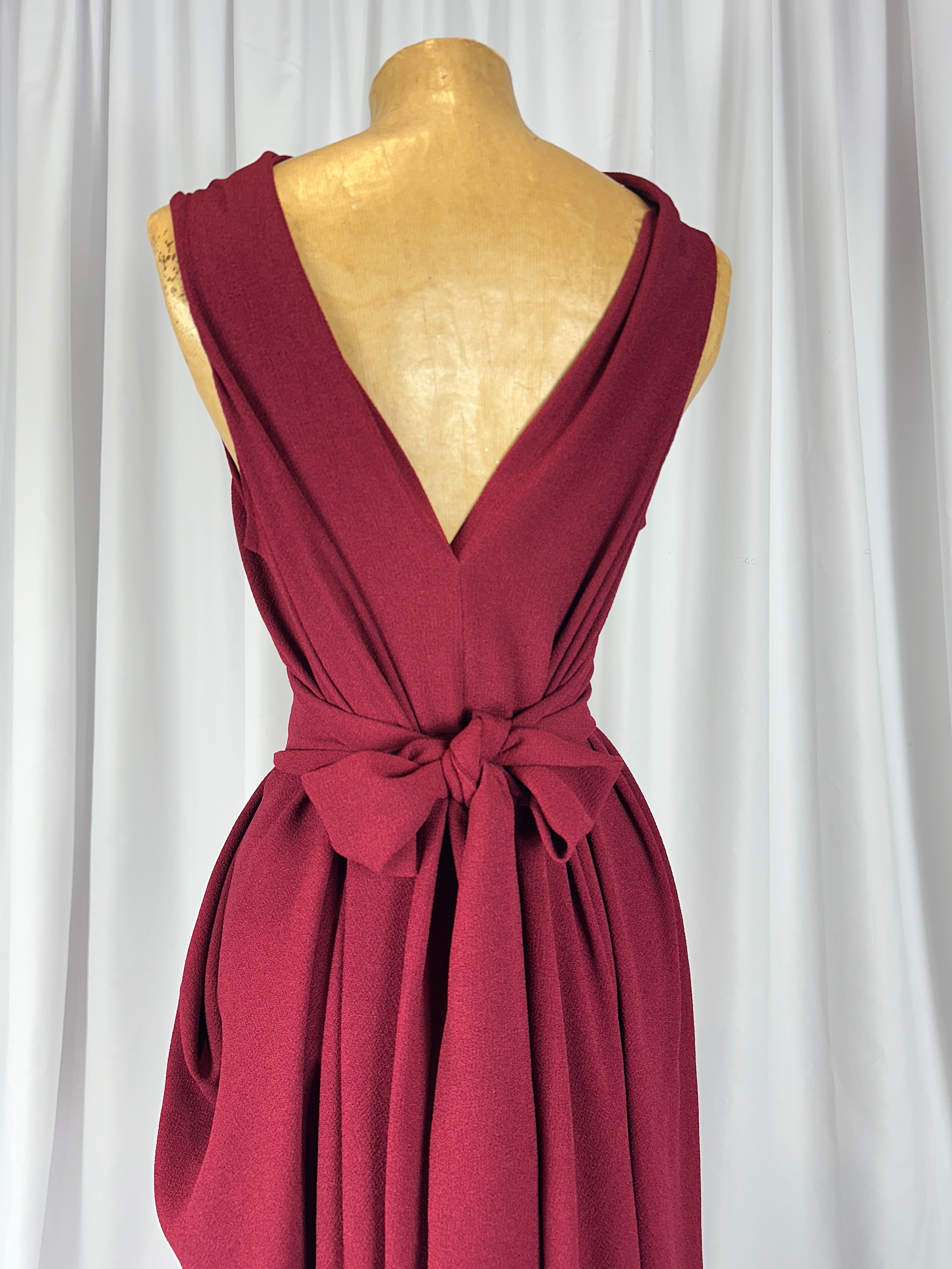Deep Red Ivy Dress