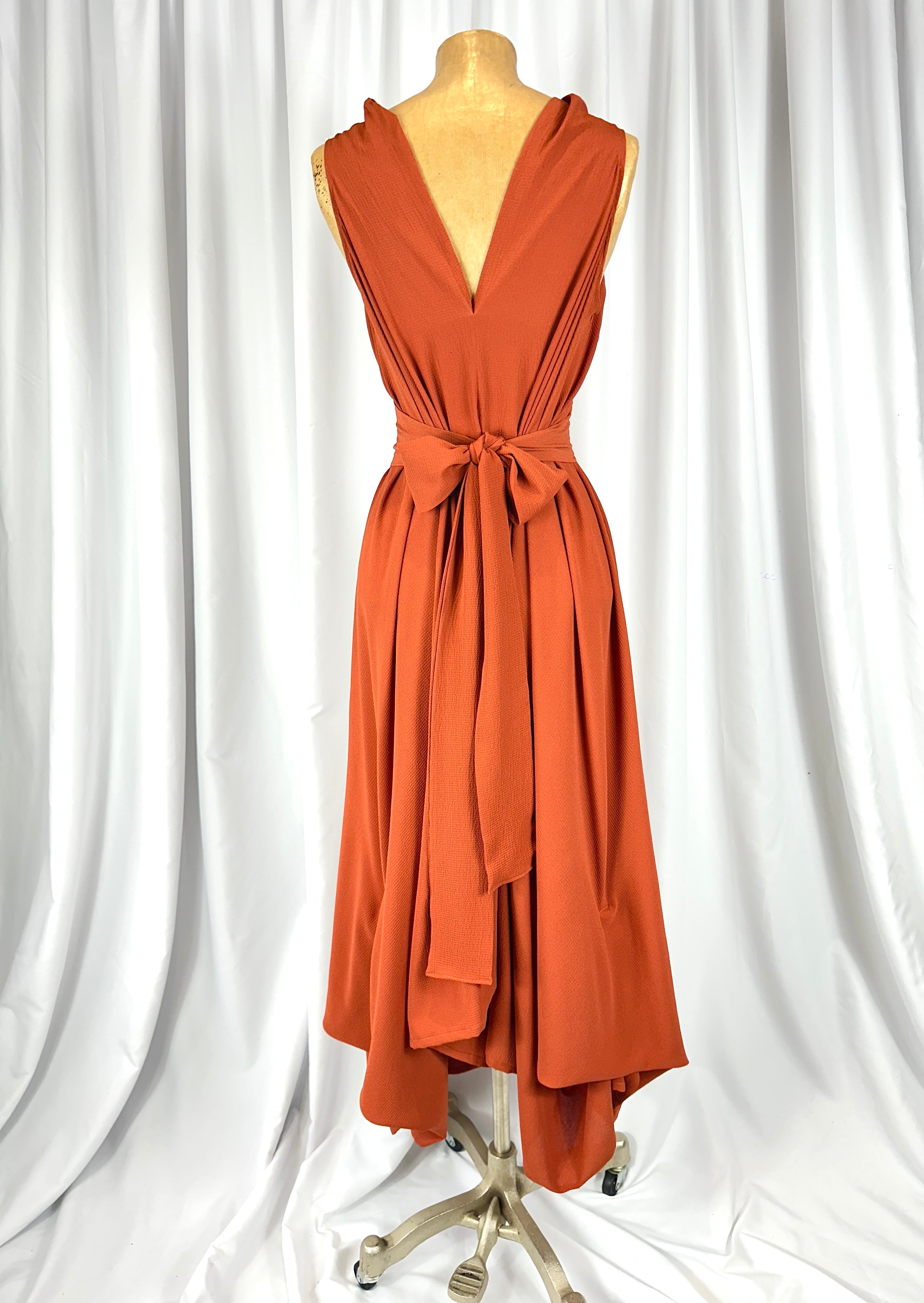 Burnt Orange Darcy Dress.