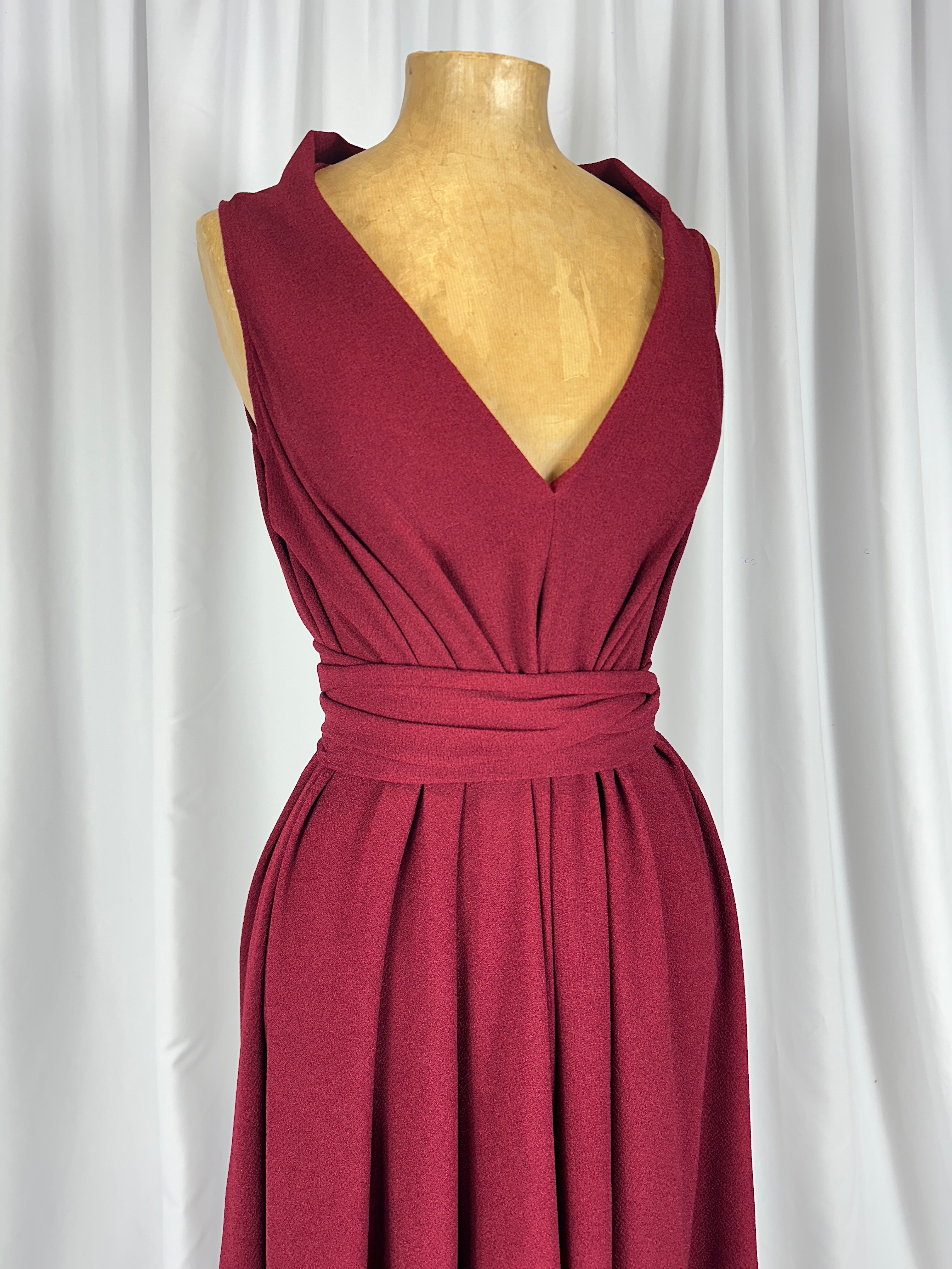 Deep Red Darcy Dress