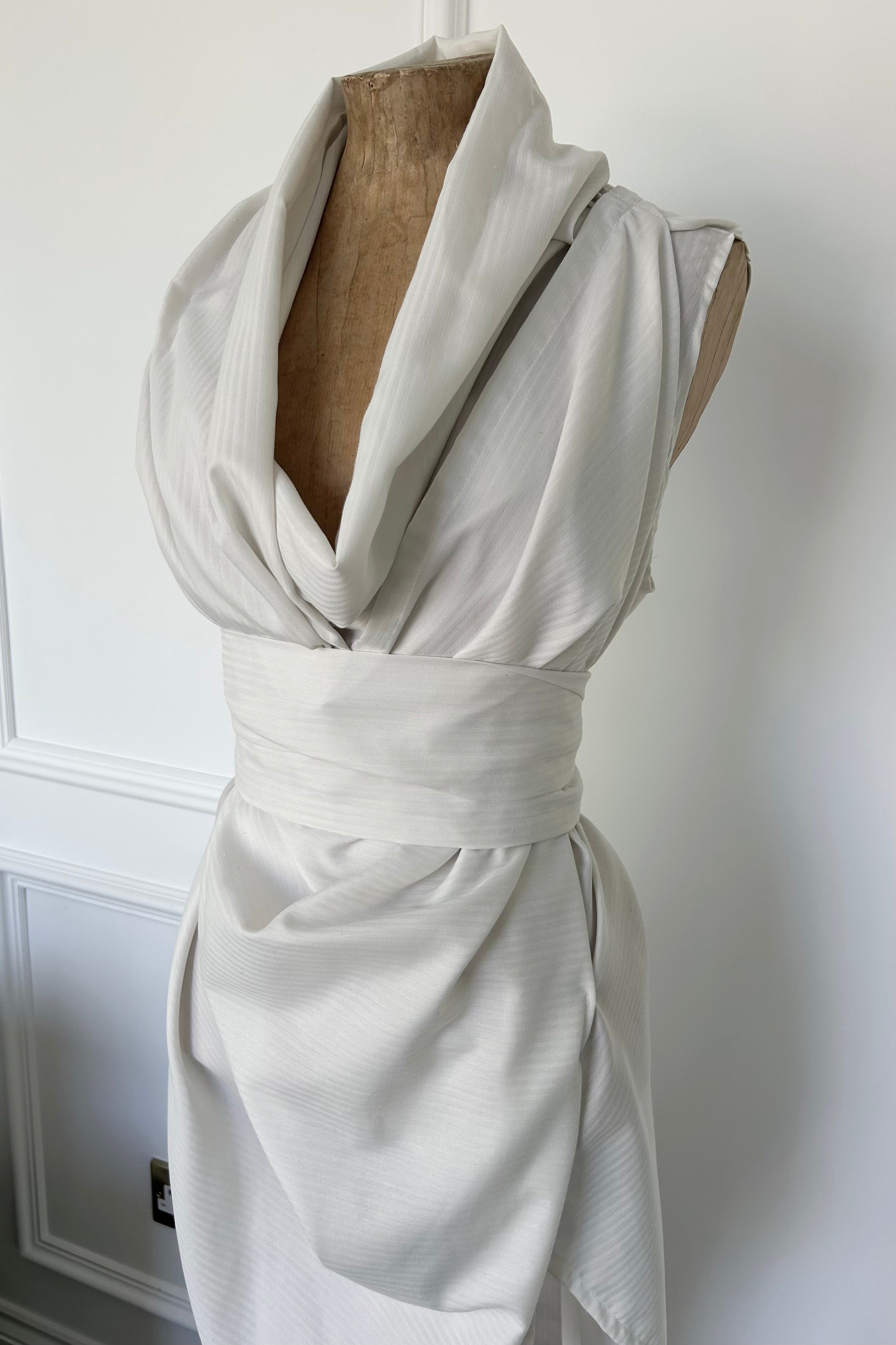White Stripe Lexi Top