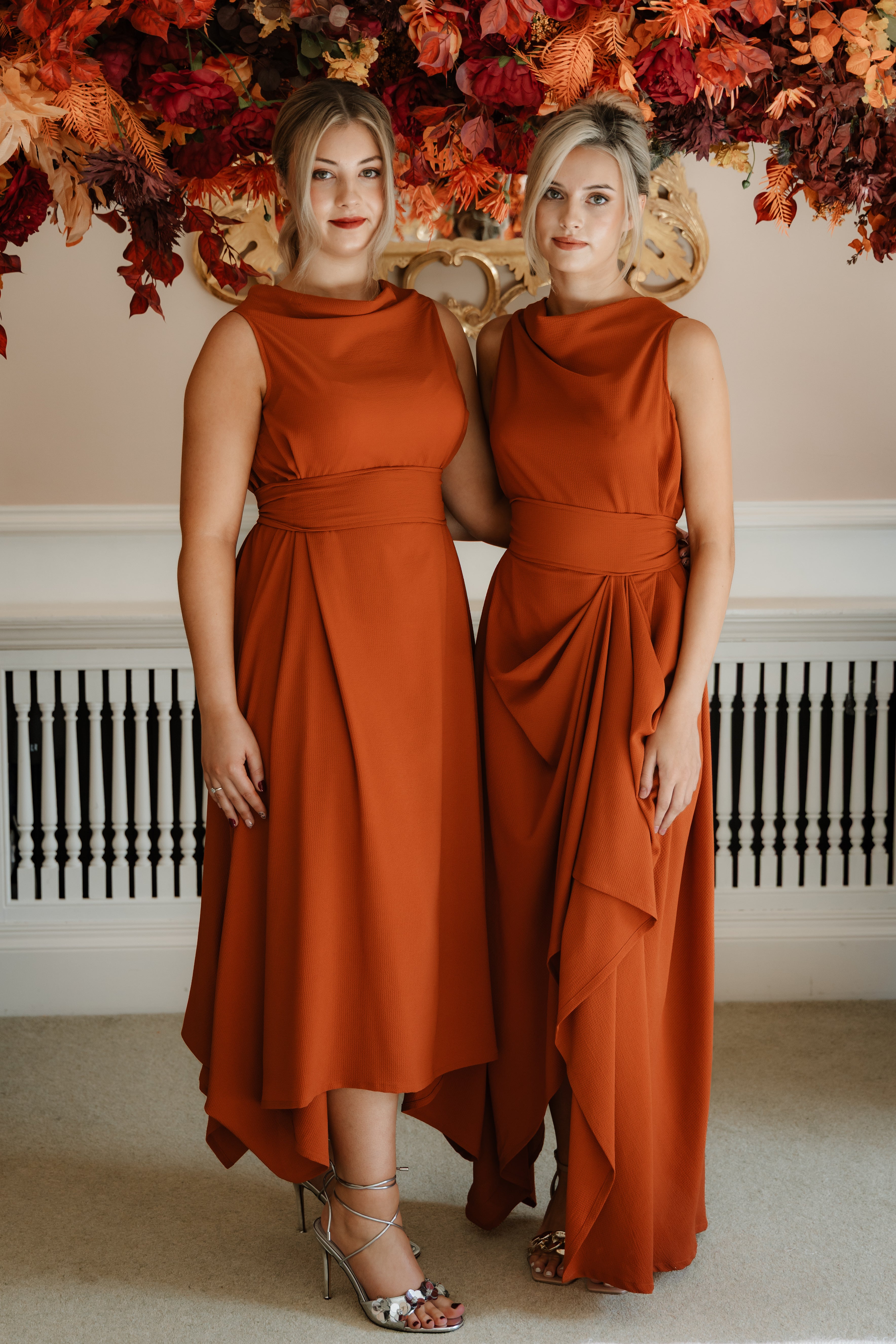 Burnt Orange Ivy Dress