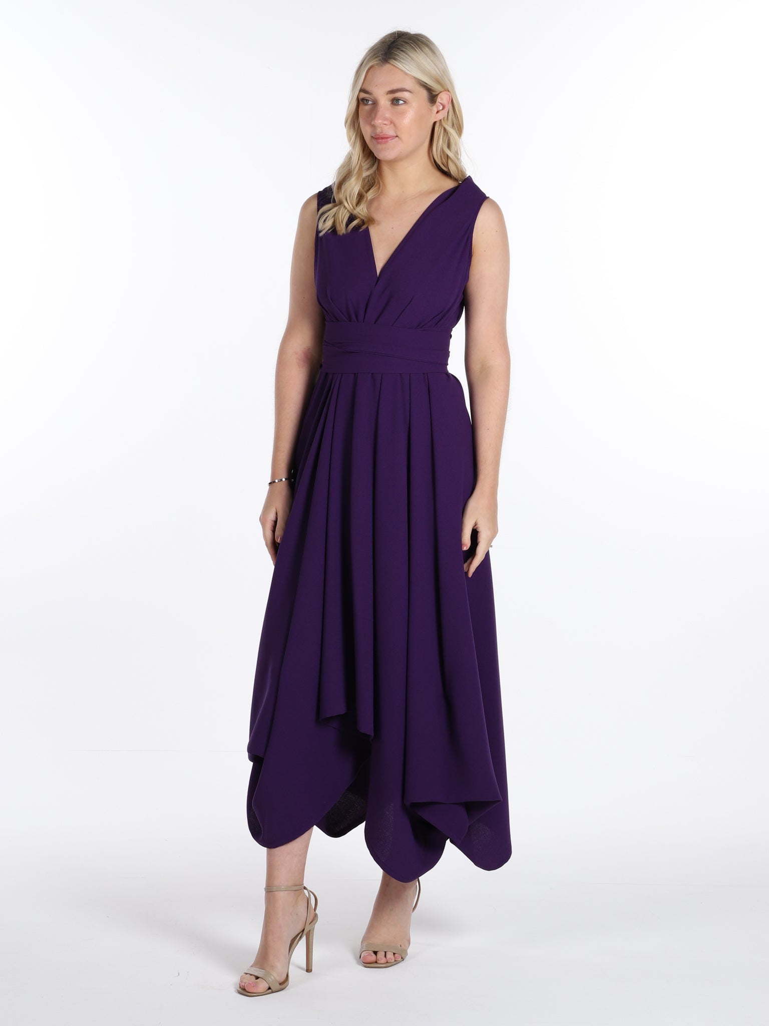 Dark Purple Darcy Dress