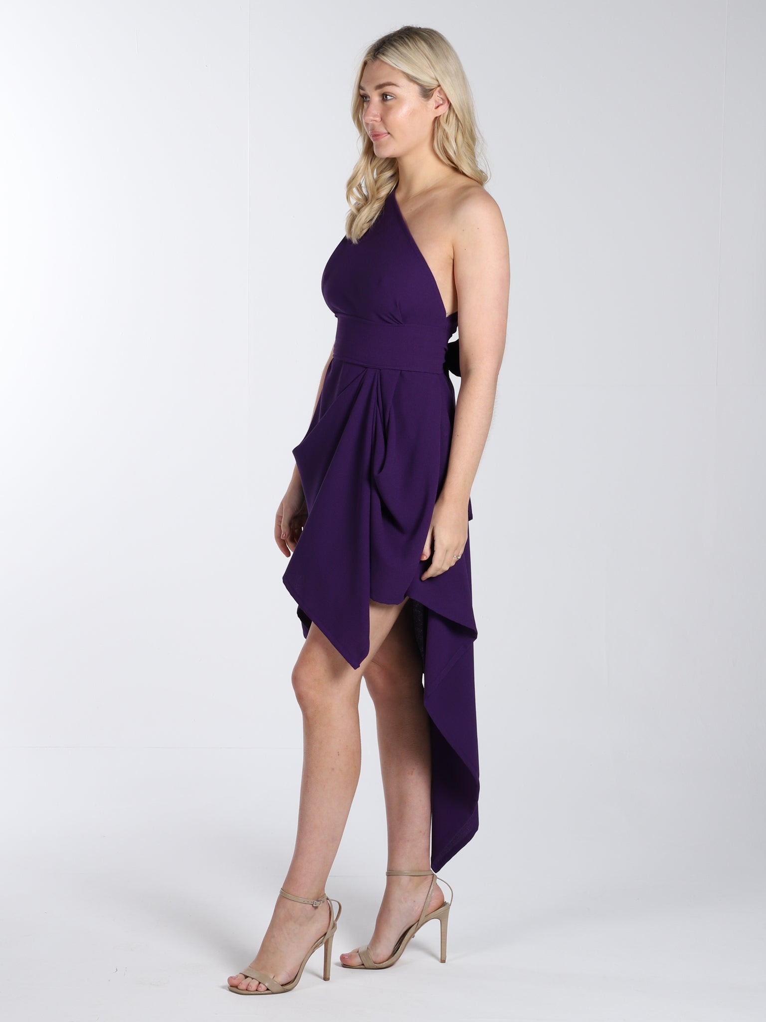 Dark Purple Cora Dress