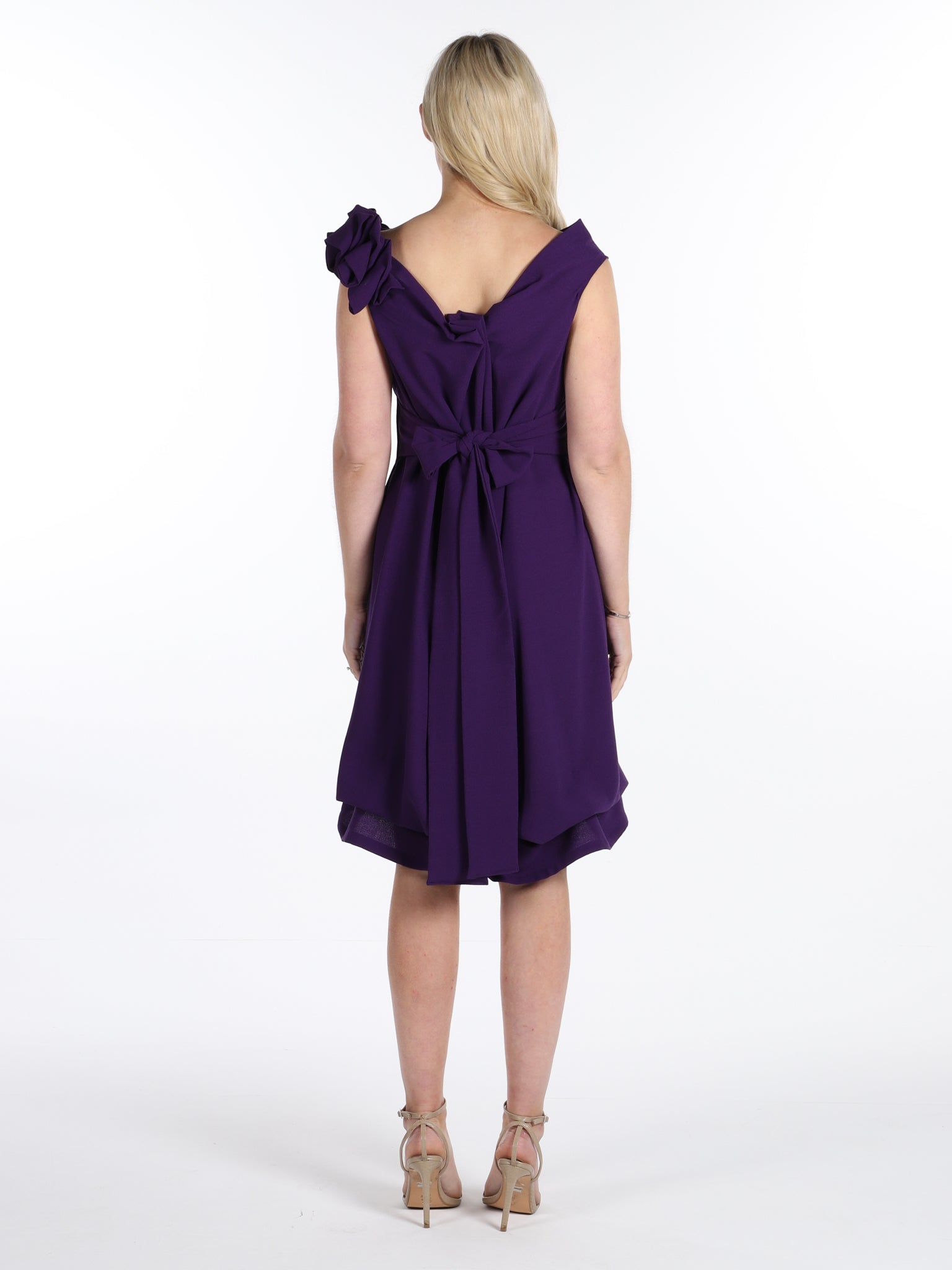Dark Purple Anna Dress