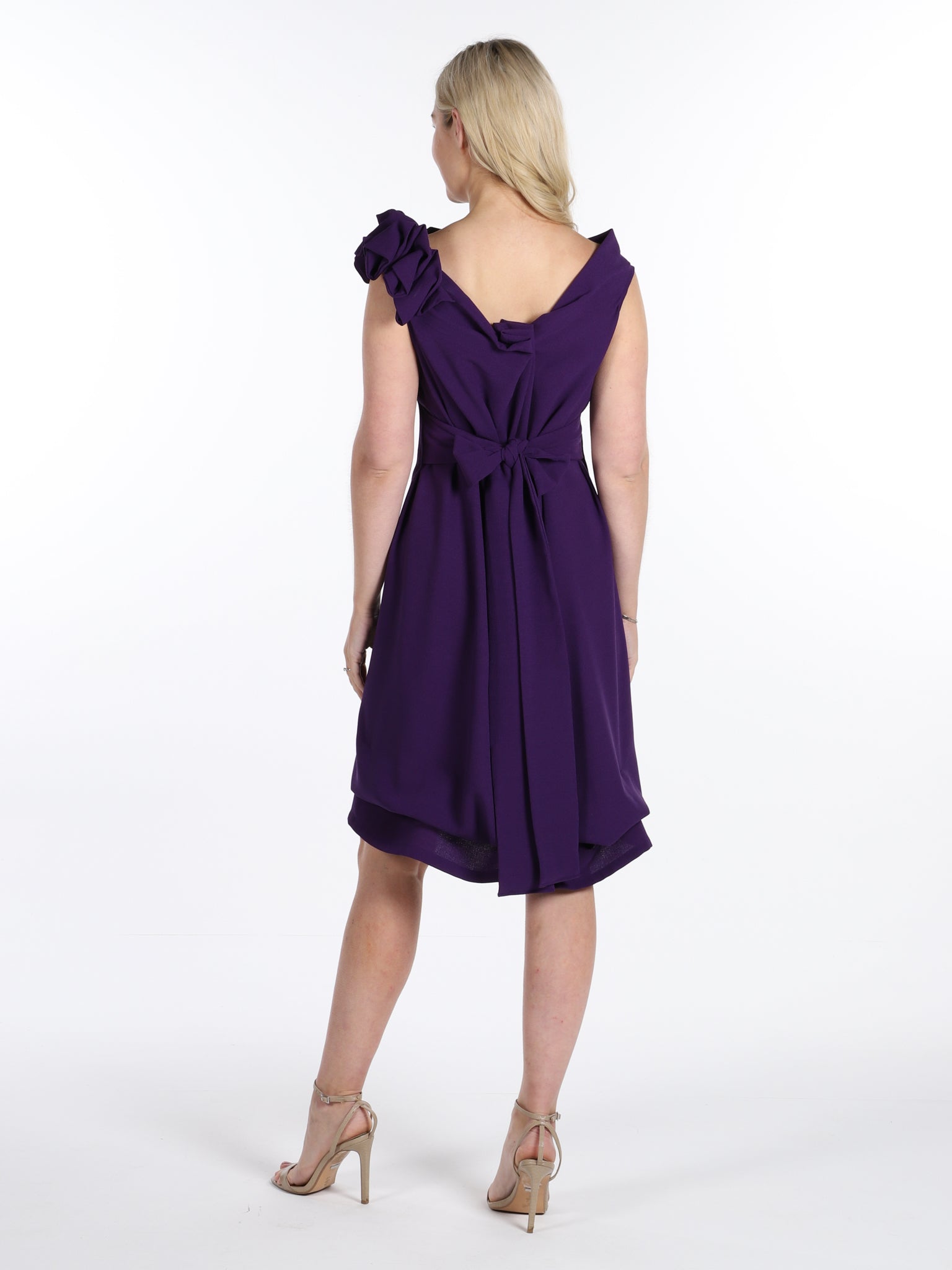 Dark Purple Anna Dress