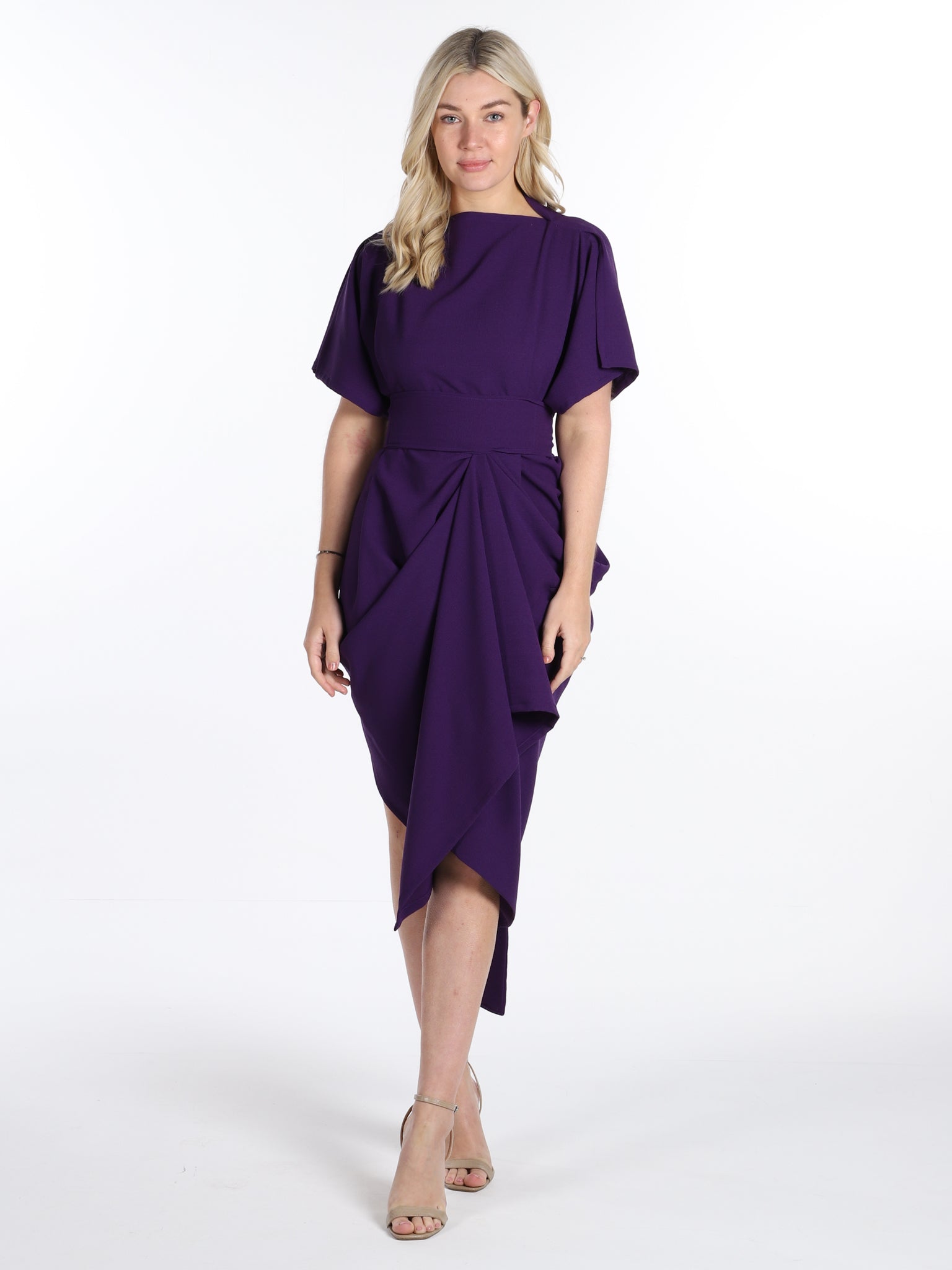 Dark Purple Riva Dress