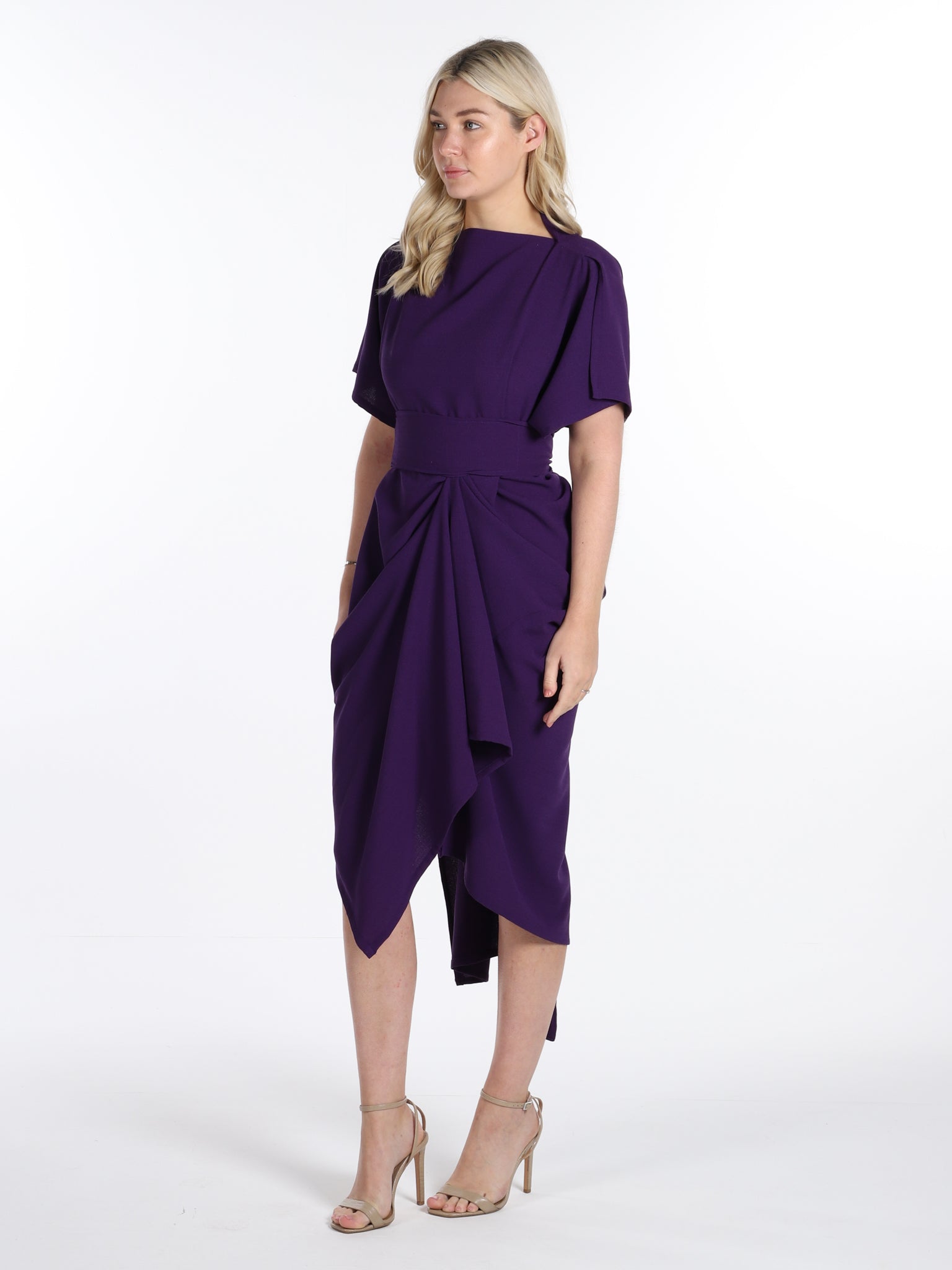 Dark Purple Riva Dress