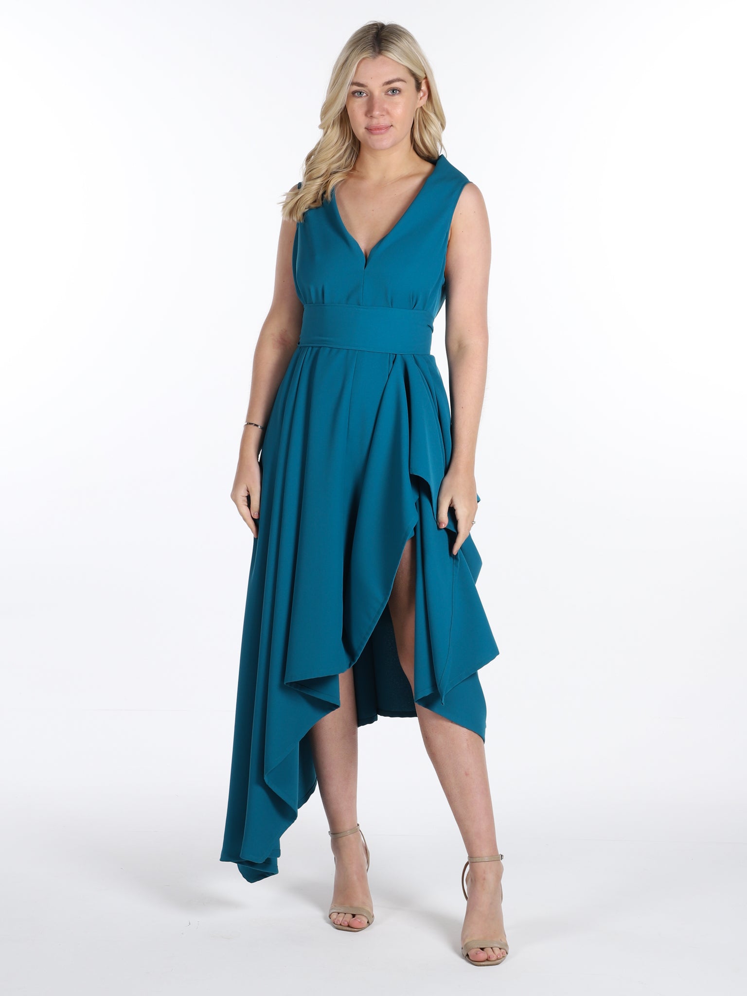 Teal Georgie Dress