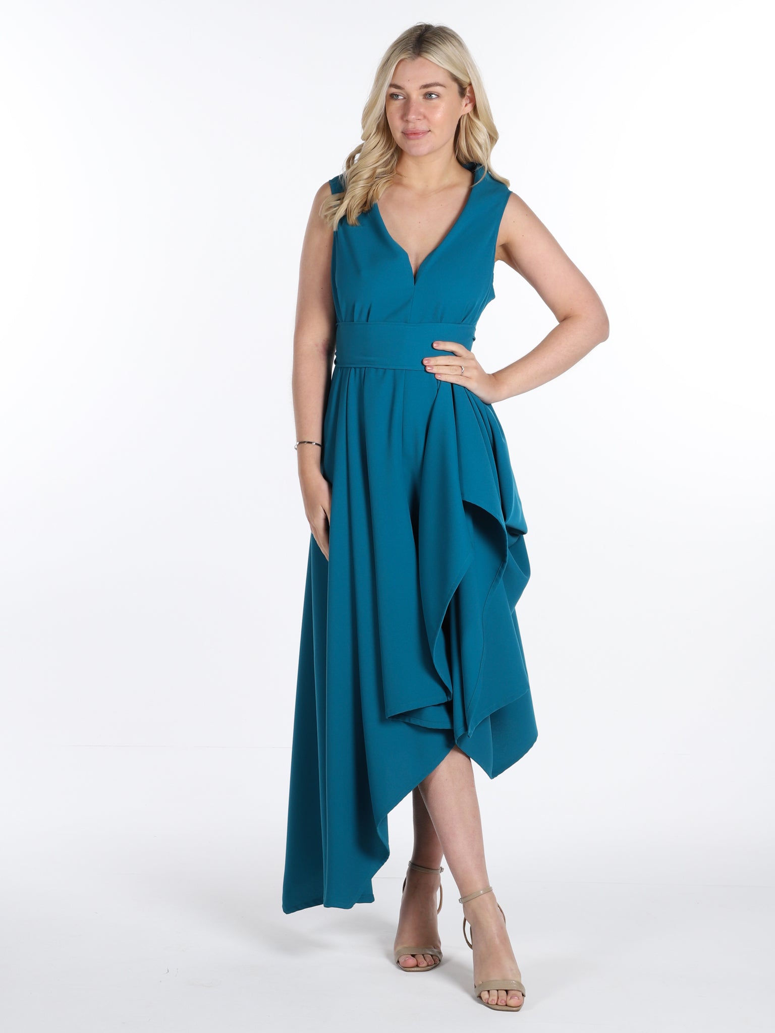 Teal Georgie Dress