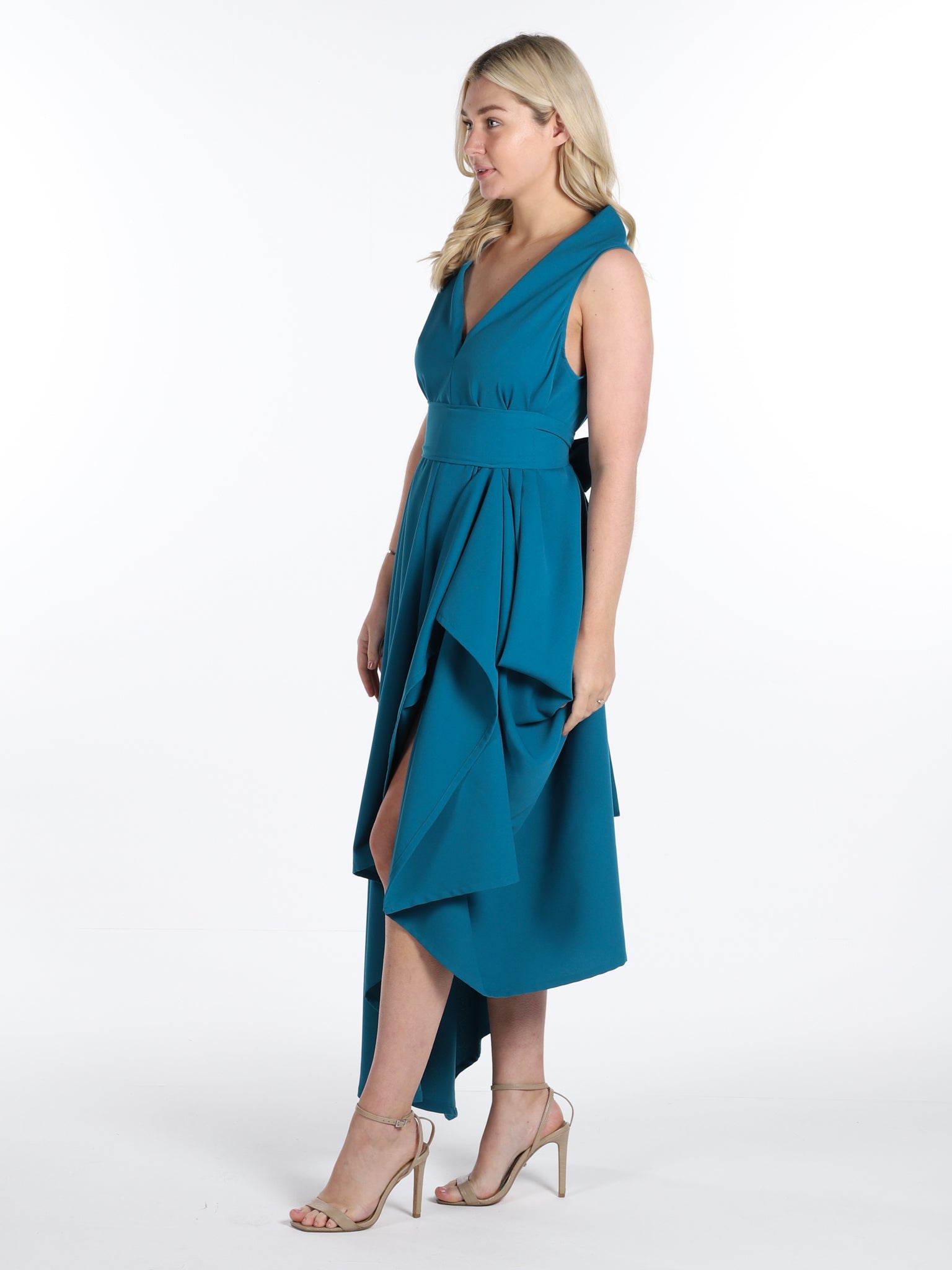 Teal Georgie Dress