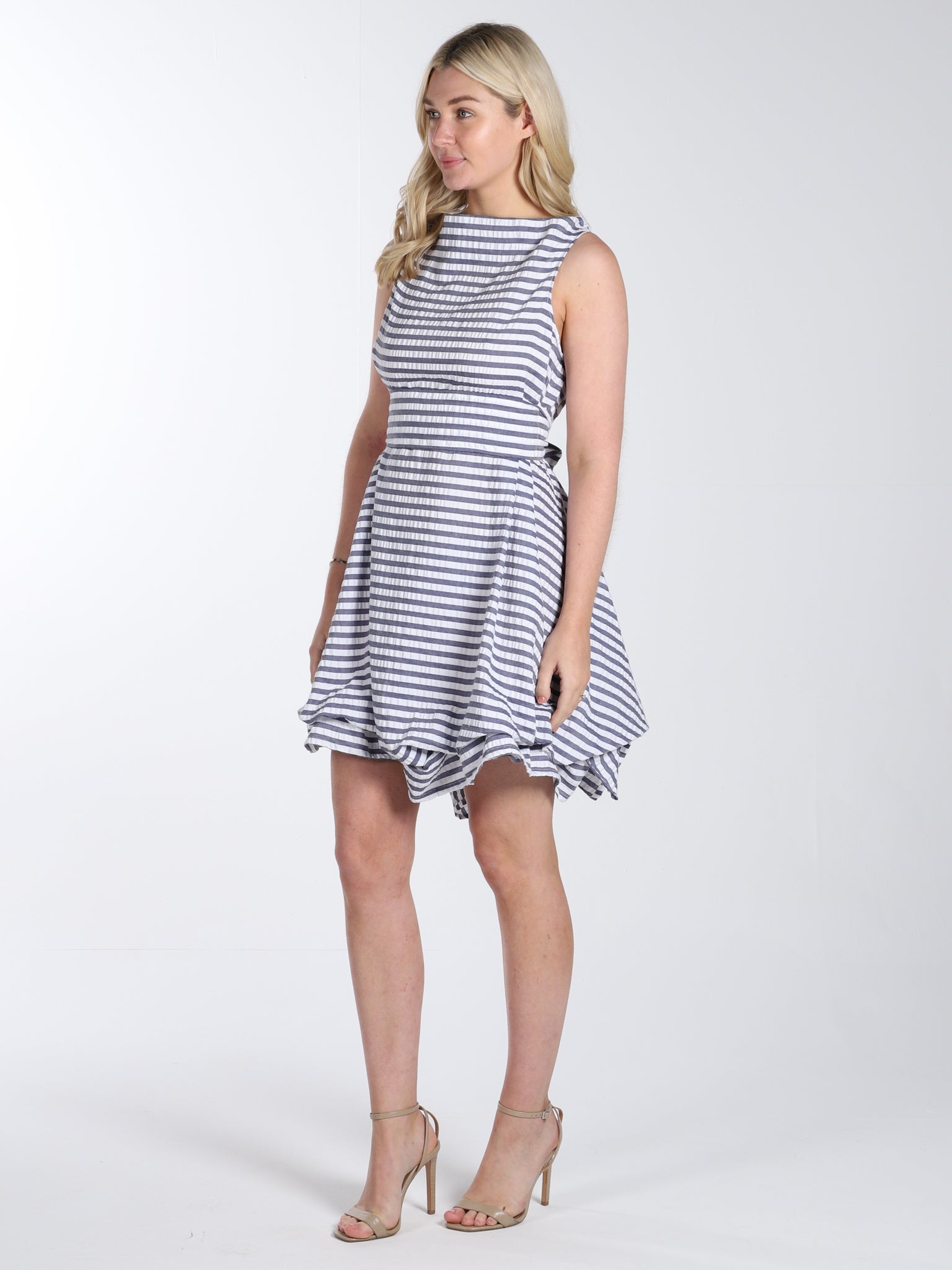 Blue Stripe Mia Dress