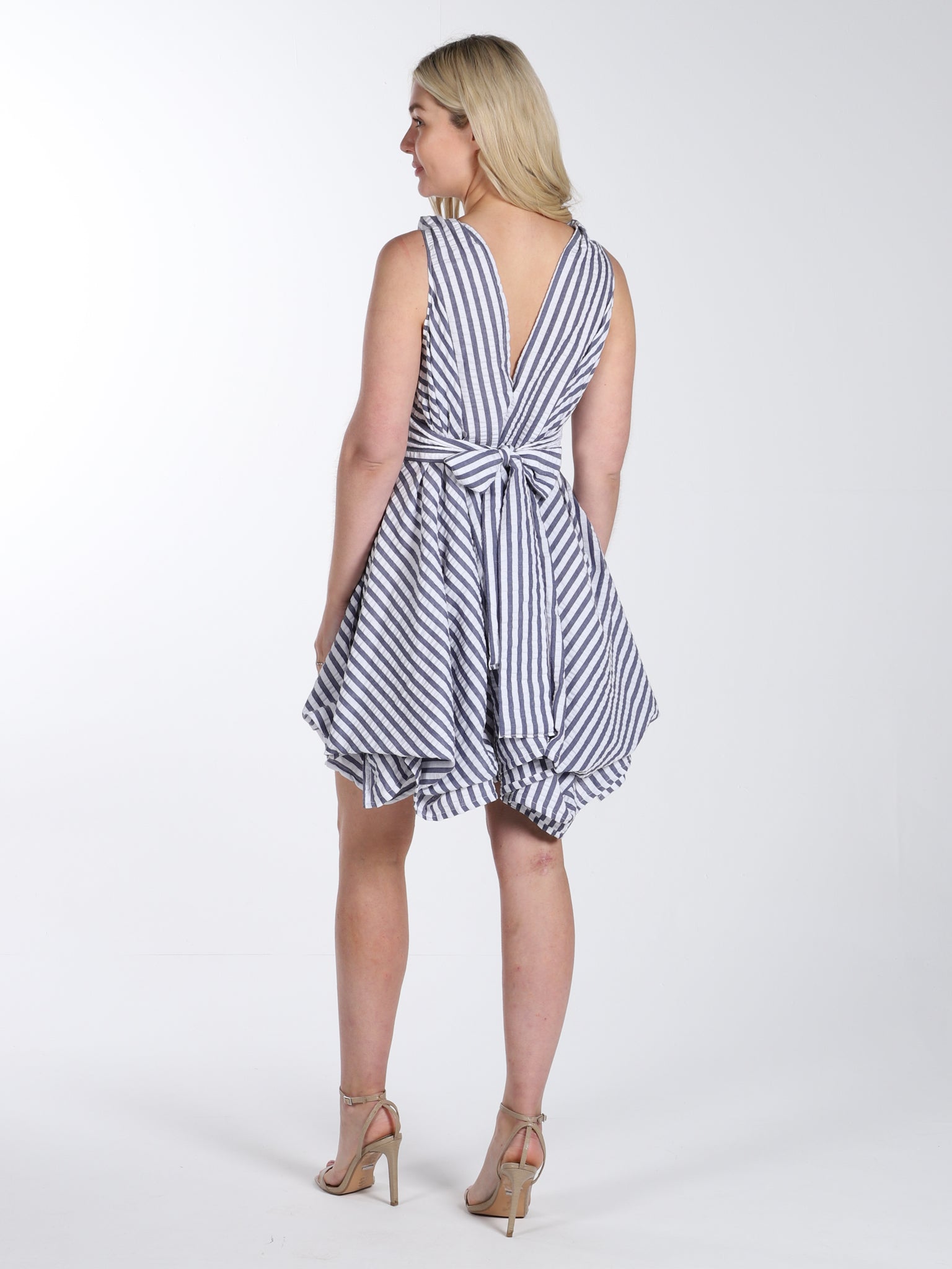 Blue Stripe Mia Dress
