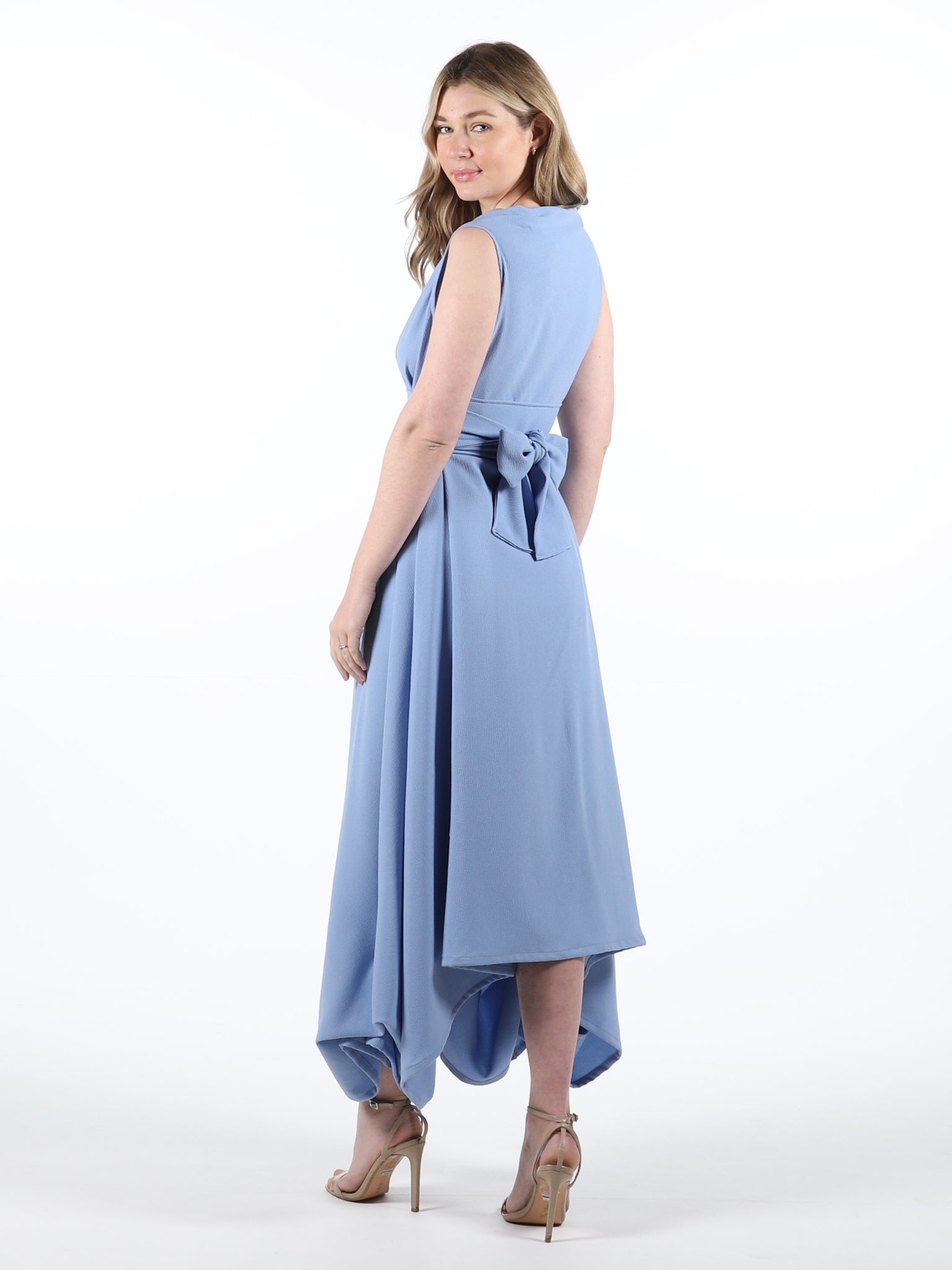 Baby Blue Darcy Midi Dress