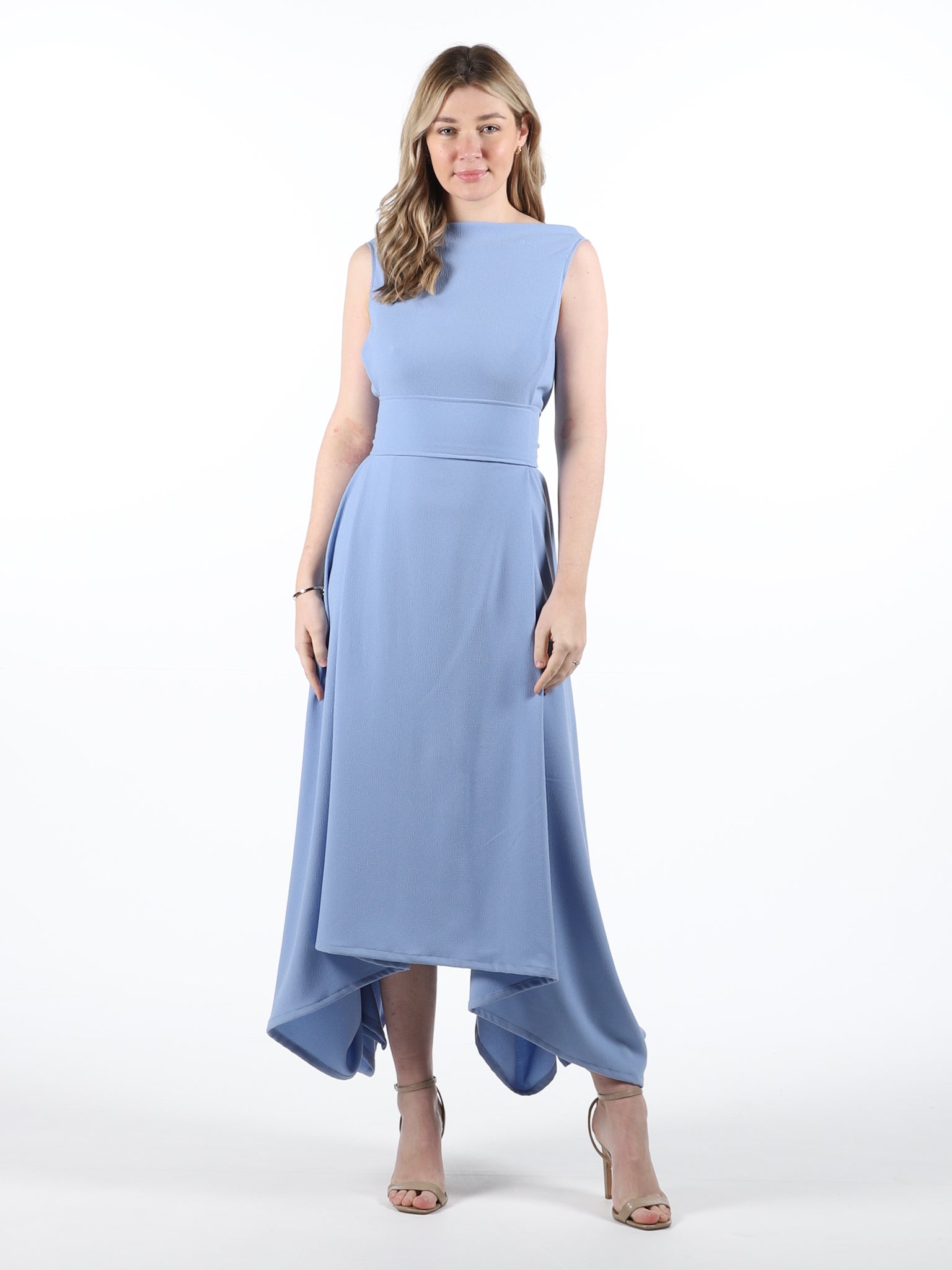 Baby Blue Darcy Dress (worn back to front)