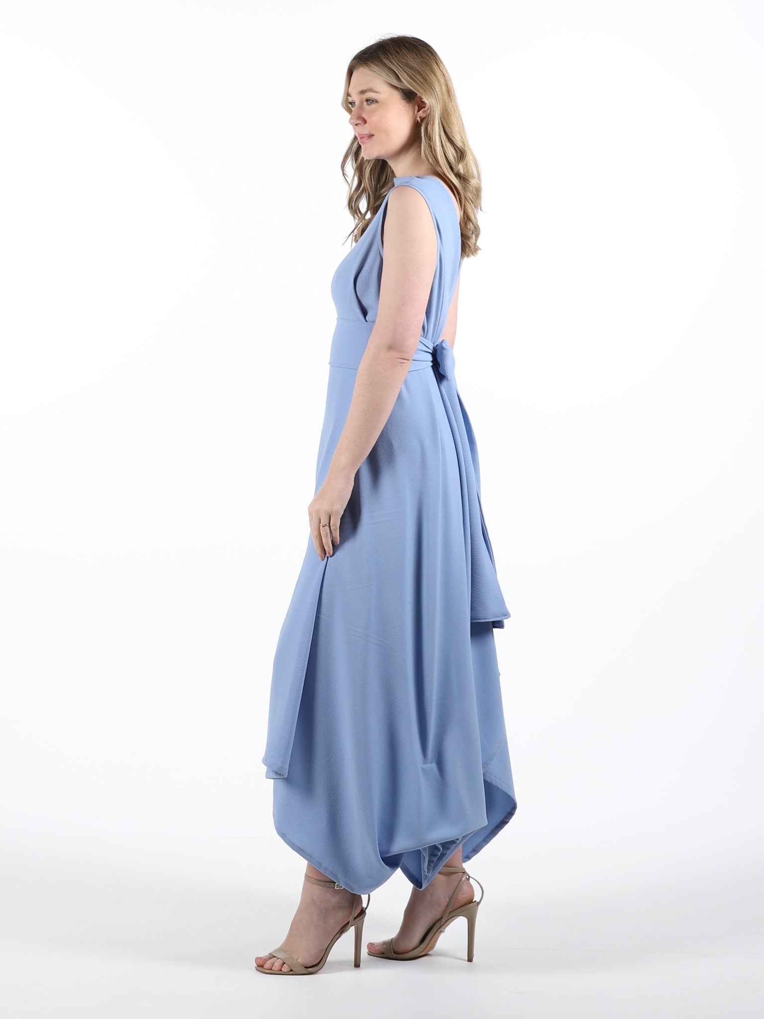 Baby Blue Darcy Dress (worn back to front)