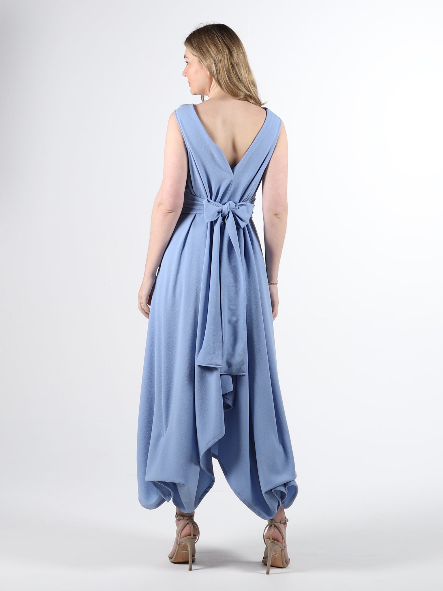 Baby Blue Darcy Dress (worn back to front)