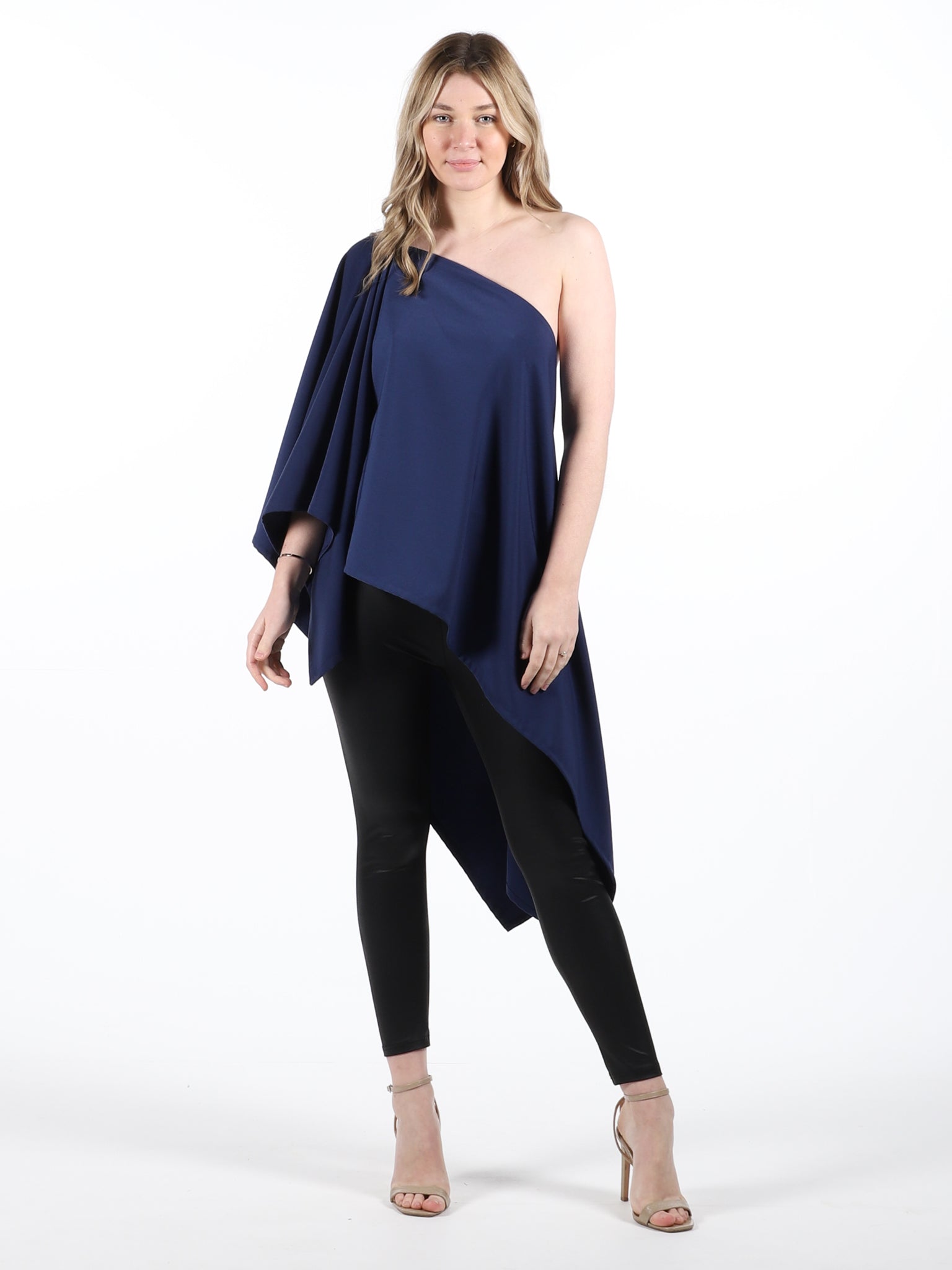 French Navy Luna Top