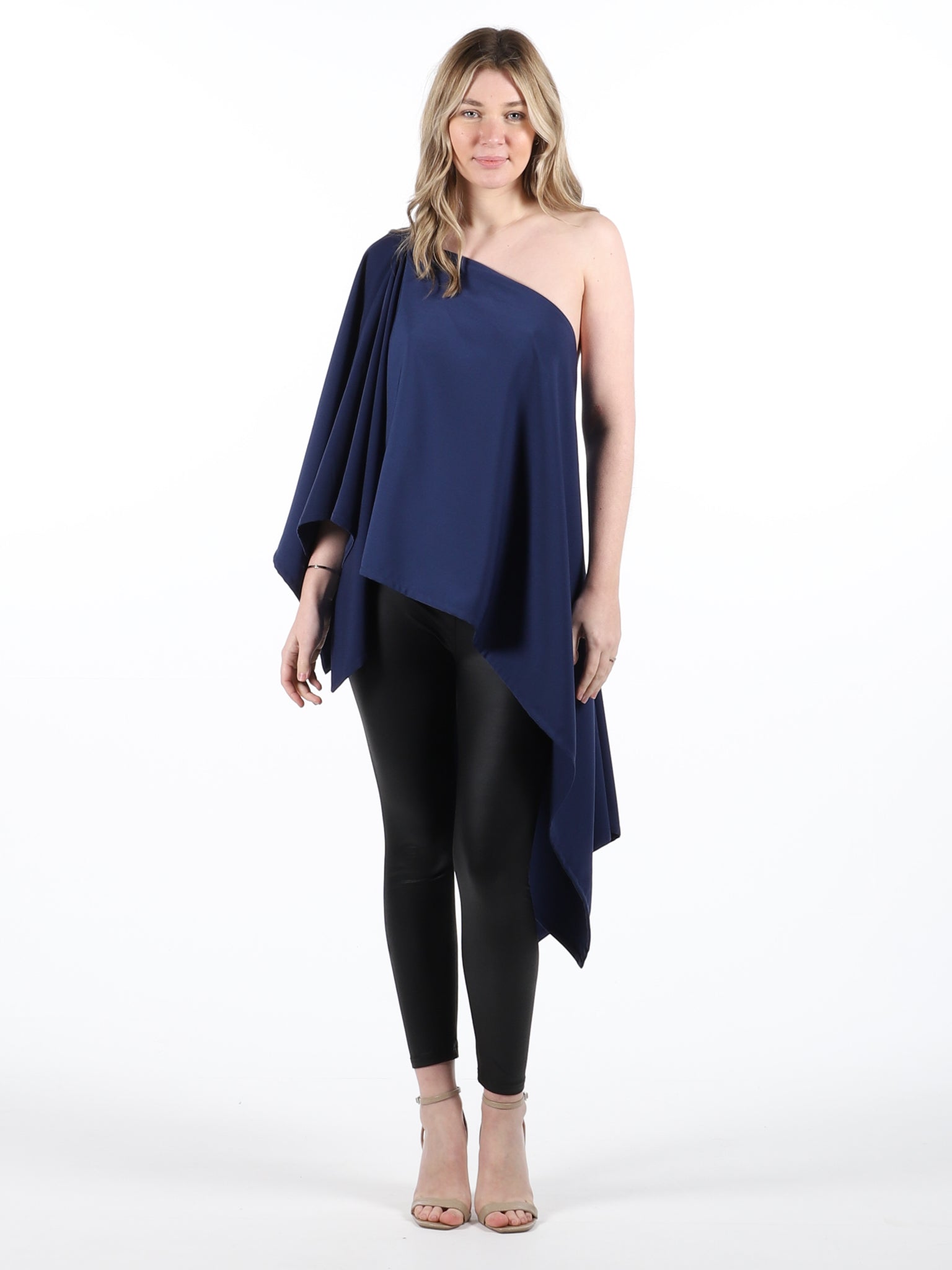 French Navy Luna Top
