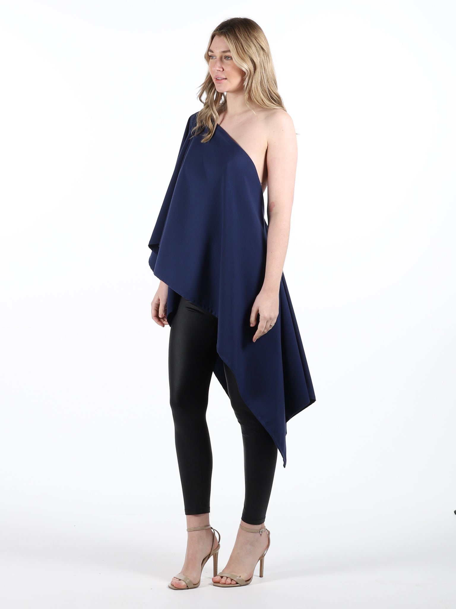 French Navy Luna Top