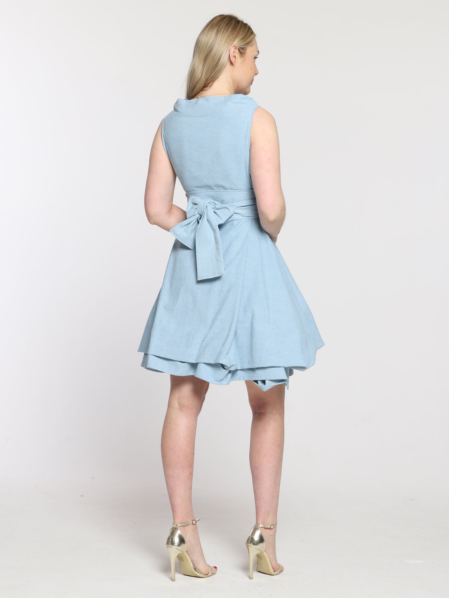 Pale Denim May Dress