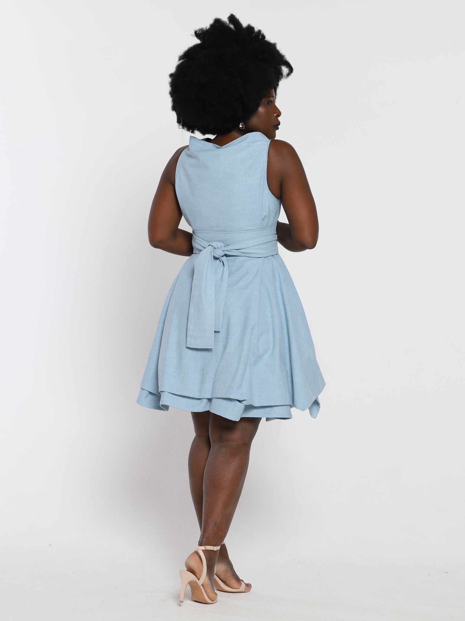 Pale Denim May Dress