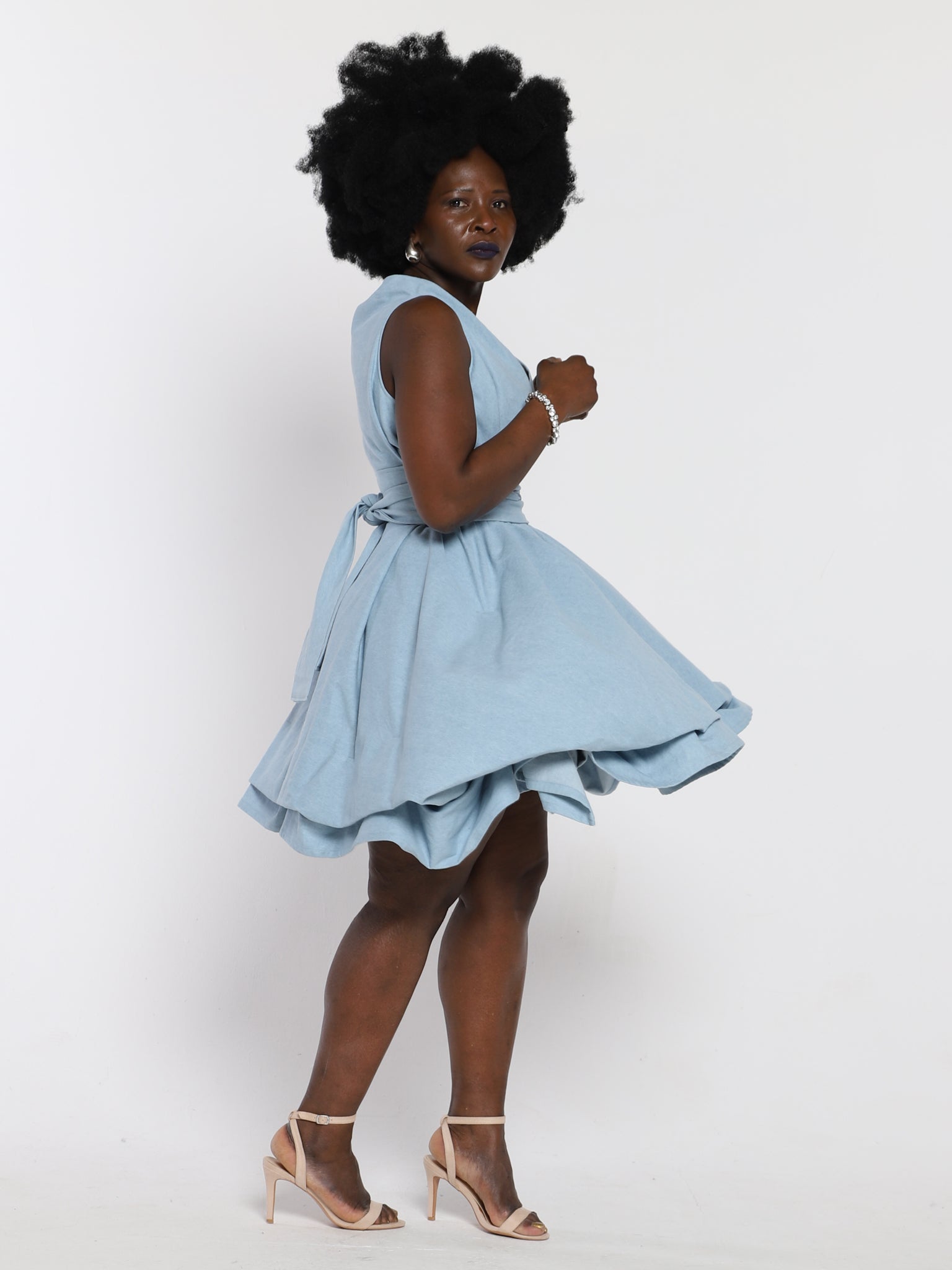 Pale Denim May Dress