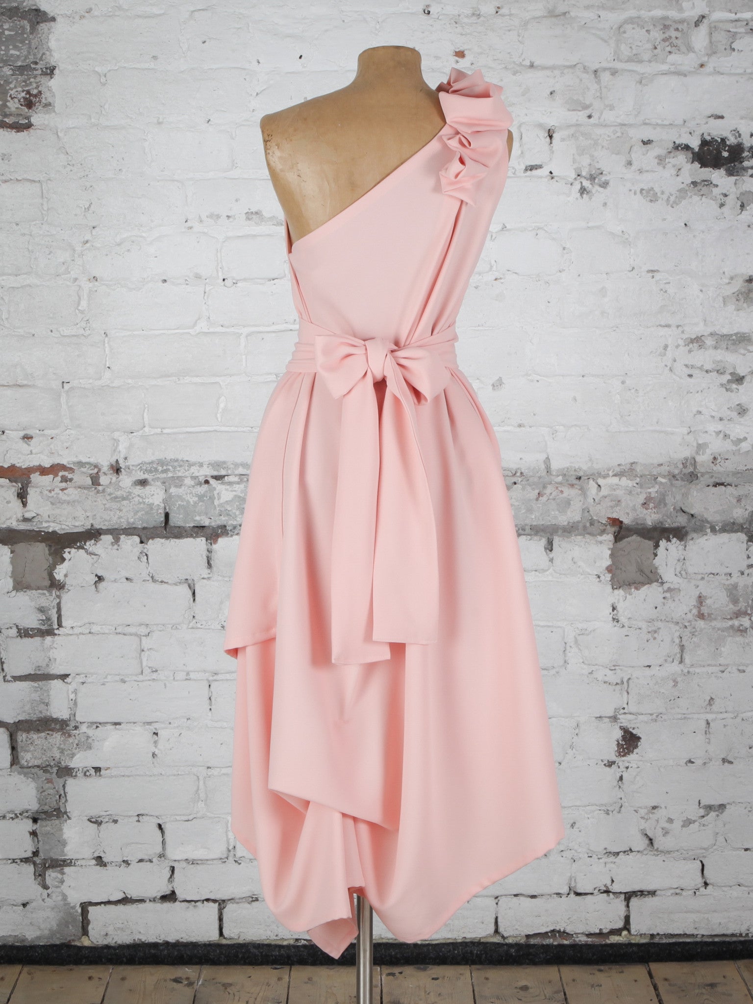 Pale Coral Ruffle Jessie Dress