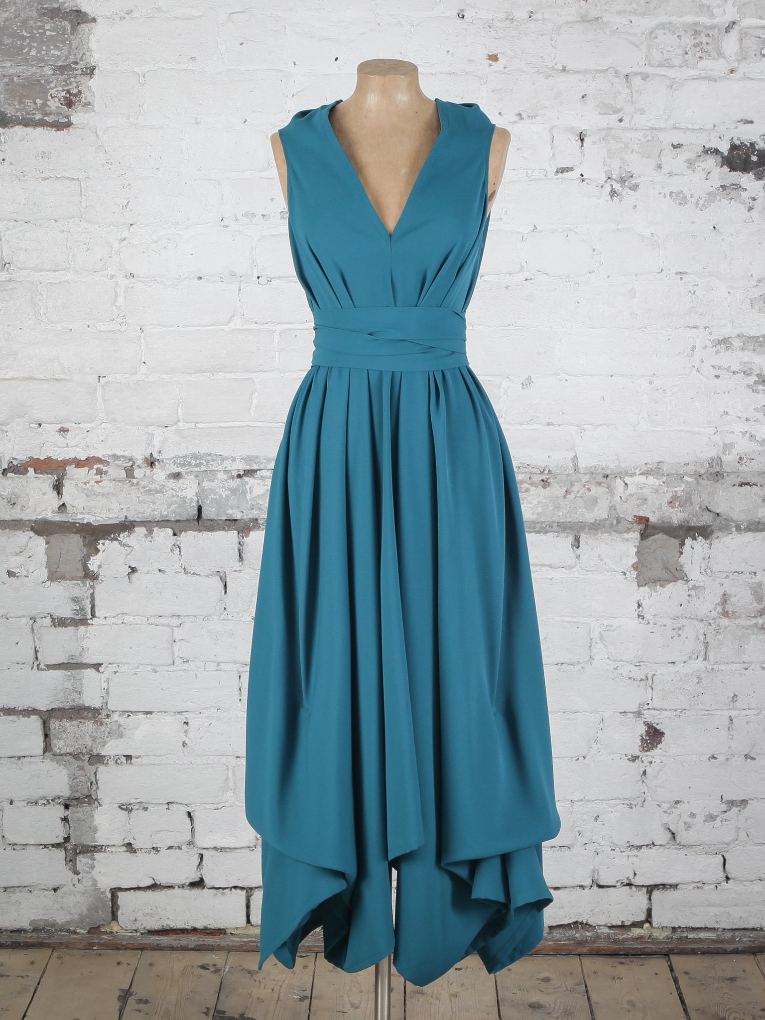 Teal Darcy Dress