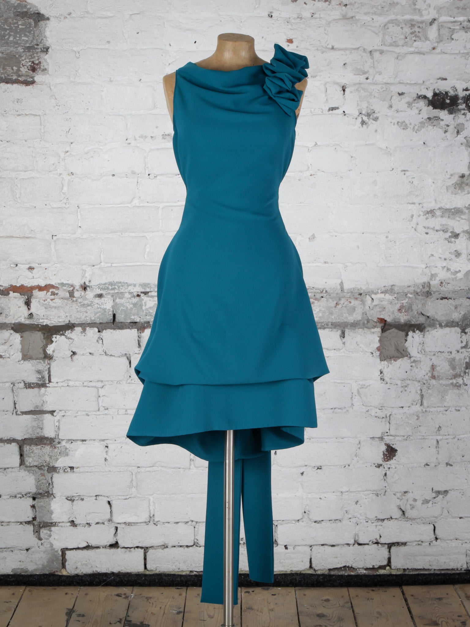 Teal Anna Dress