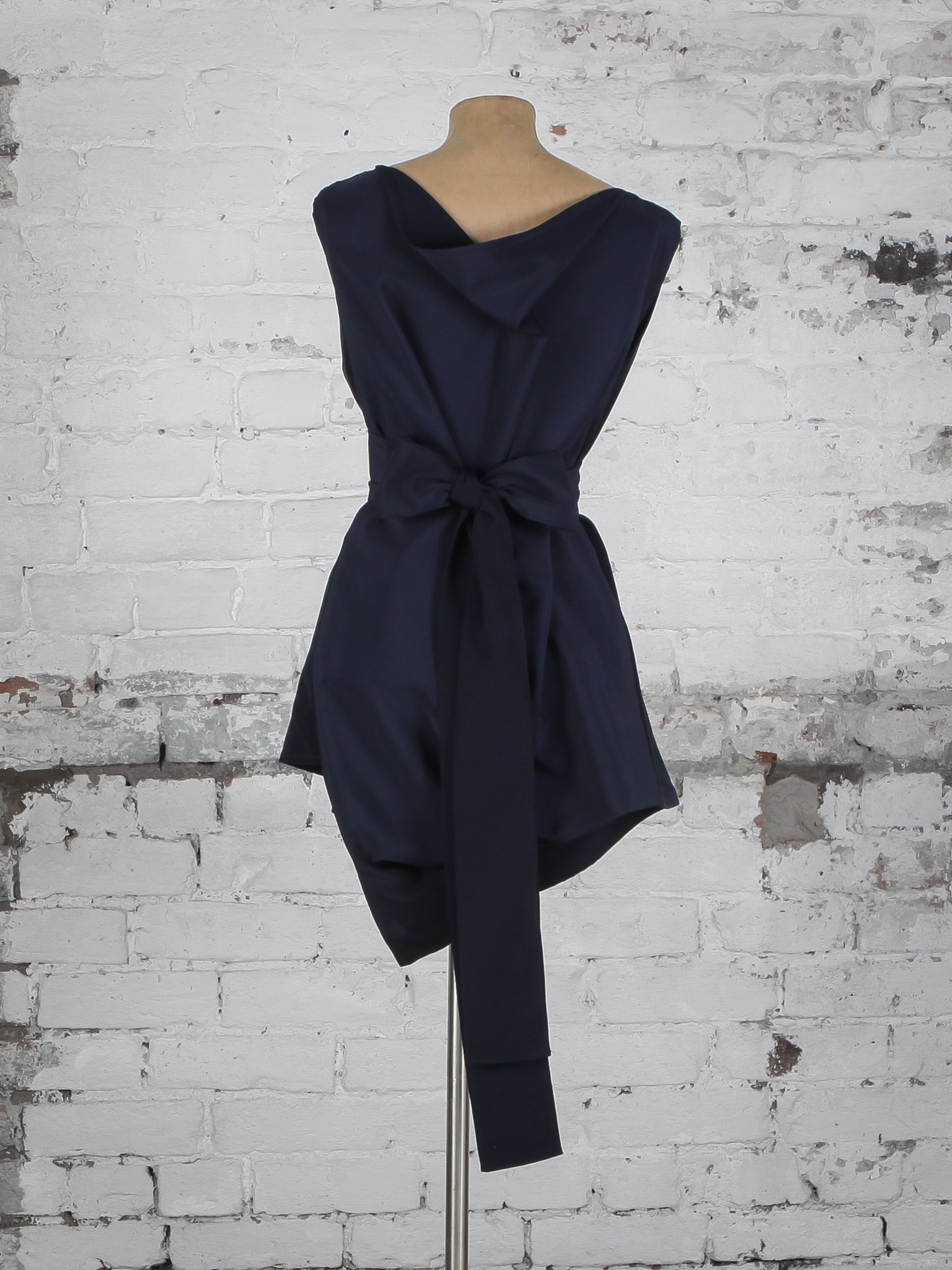 Navy Poppy Top