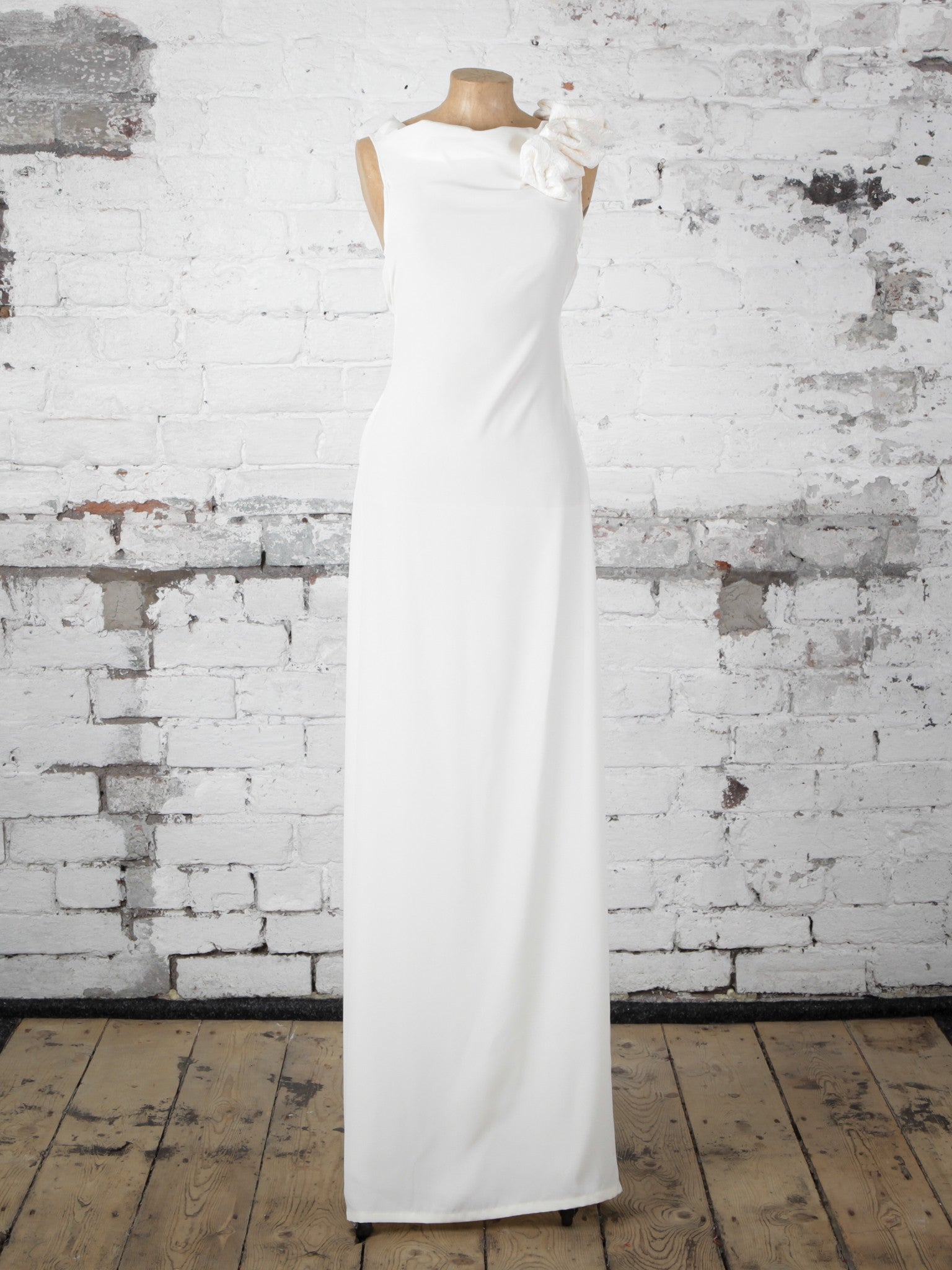 Ivory and Lace Anna Maxi Dress