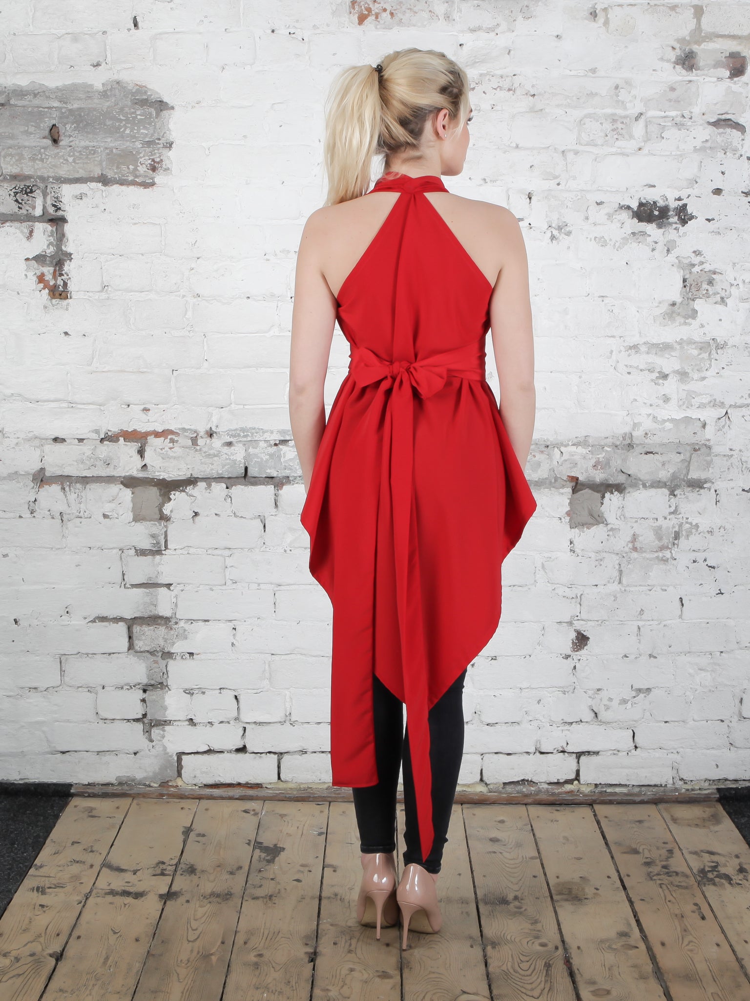 Bright Red Alice Maxi Top