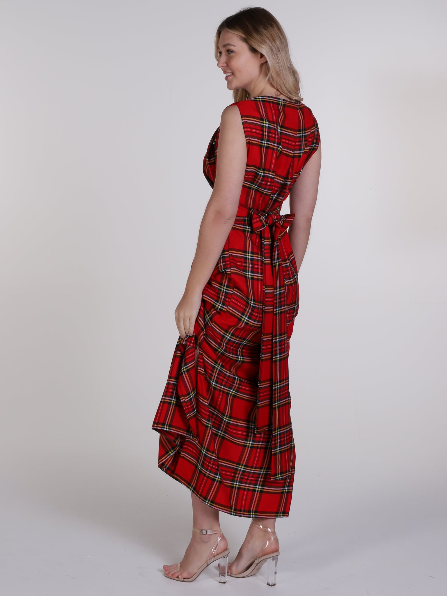 Royal Stewart Tartan Willow Maxi Dress