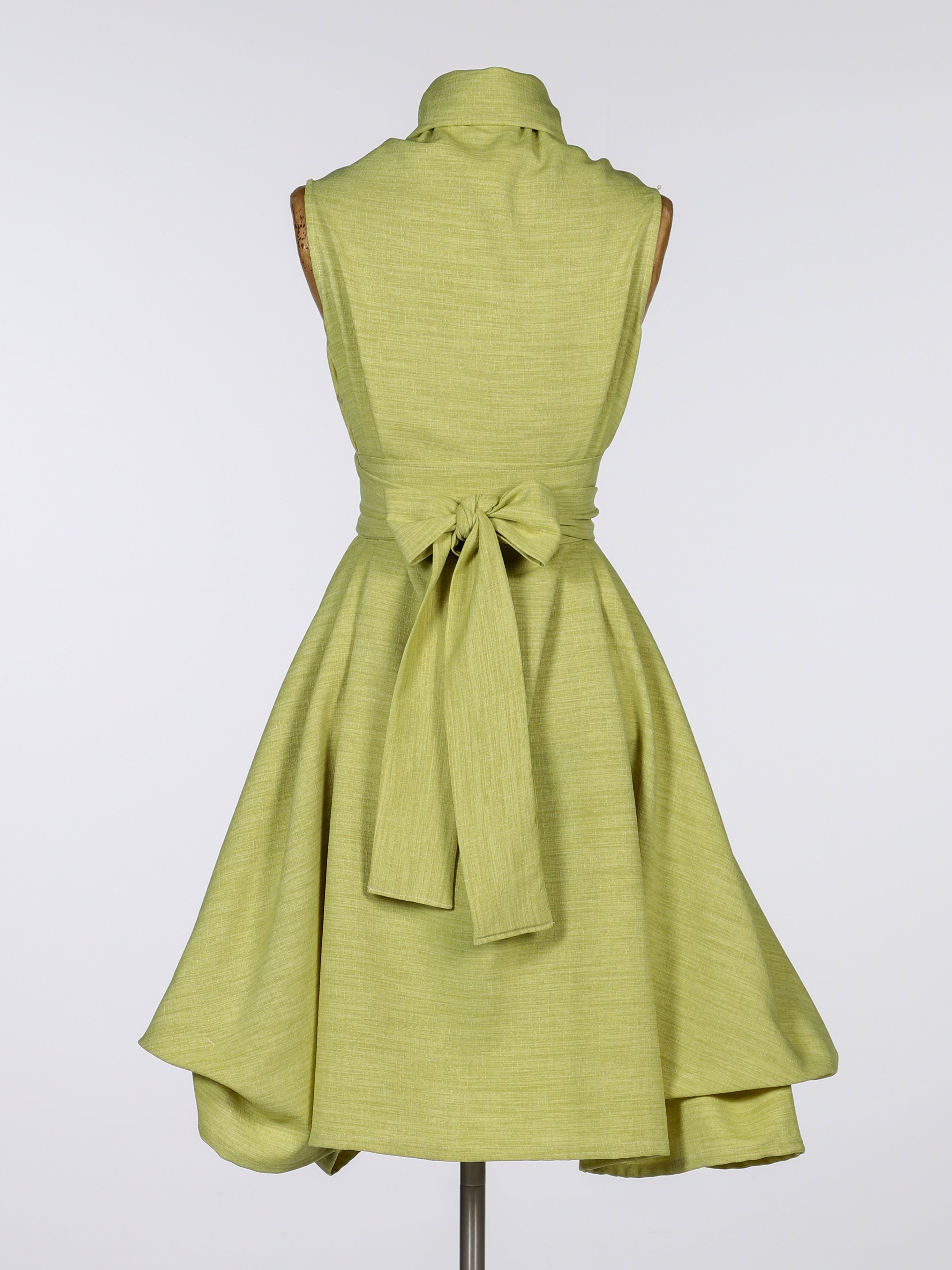 Lime Trench Dress