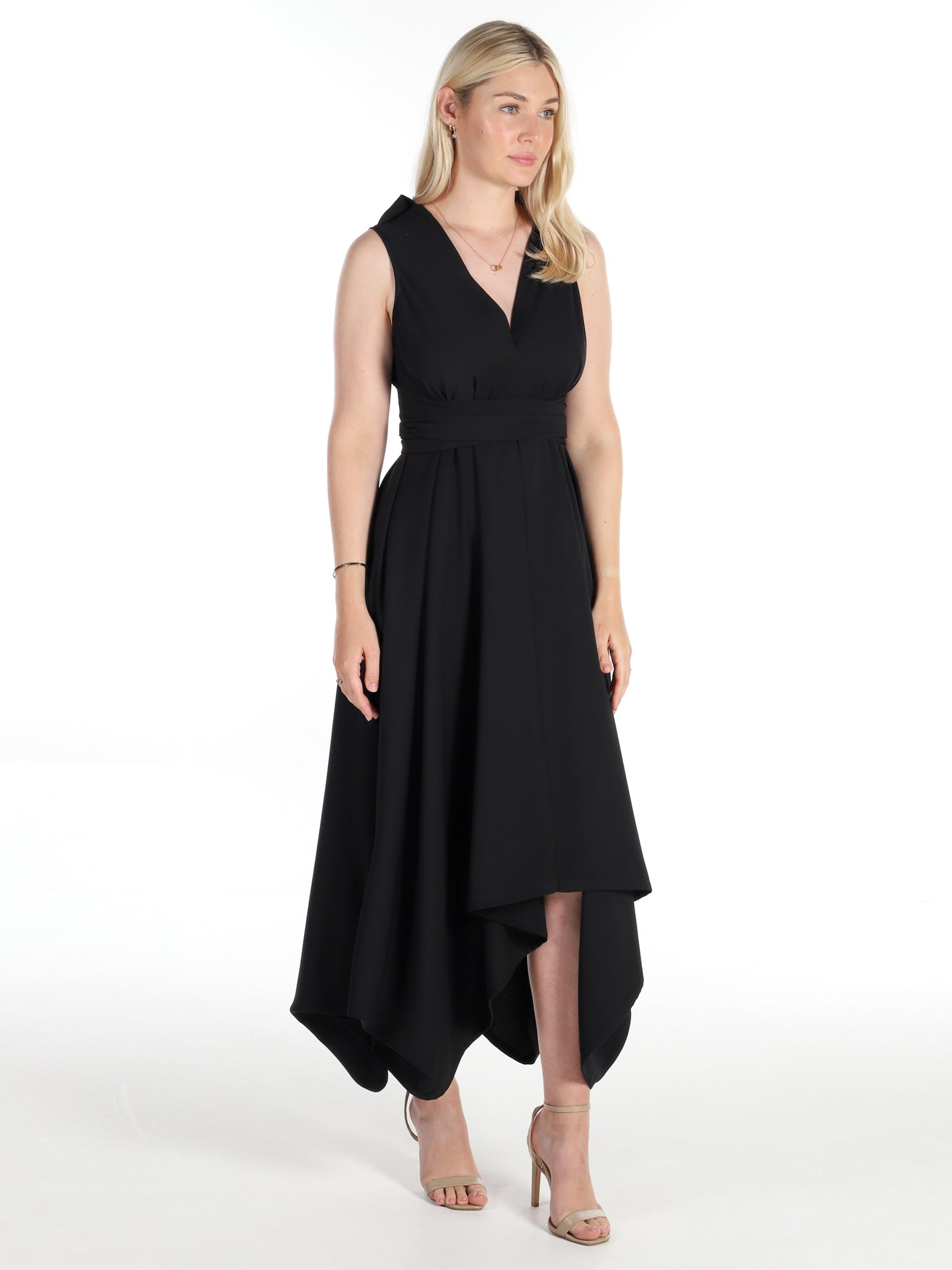 Black Darcy Midi Dress