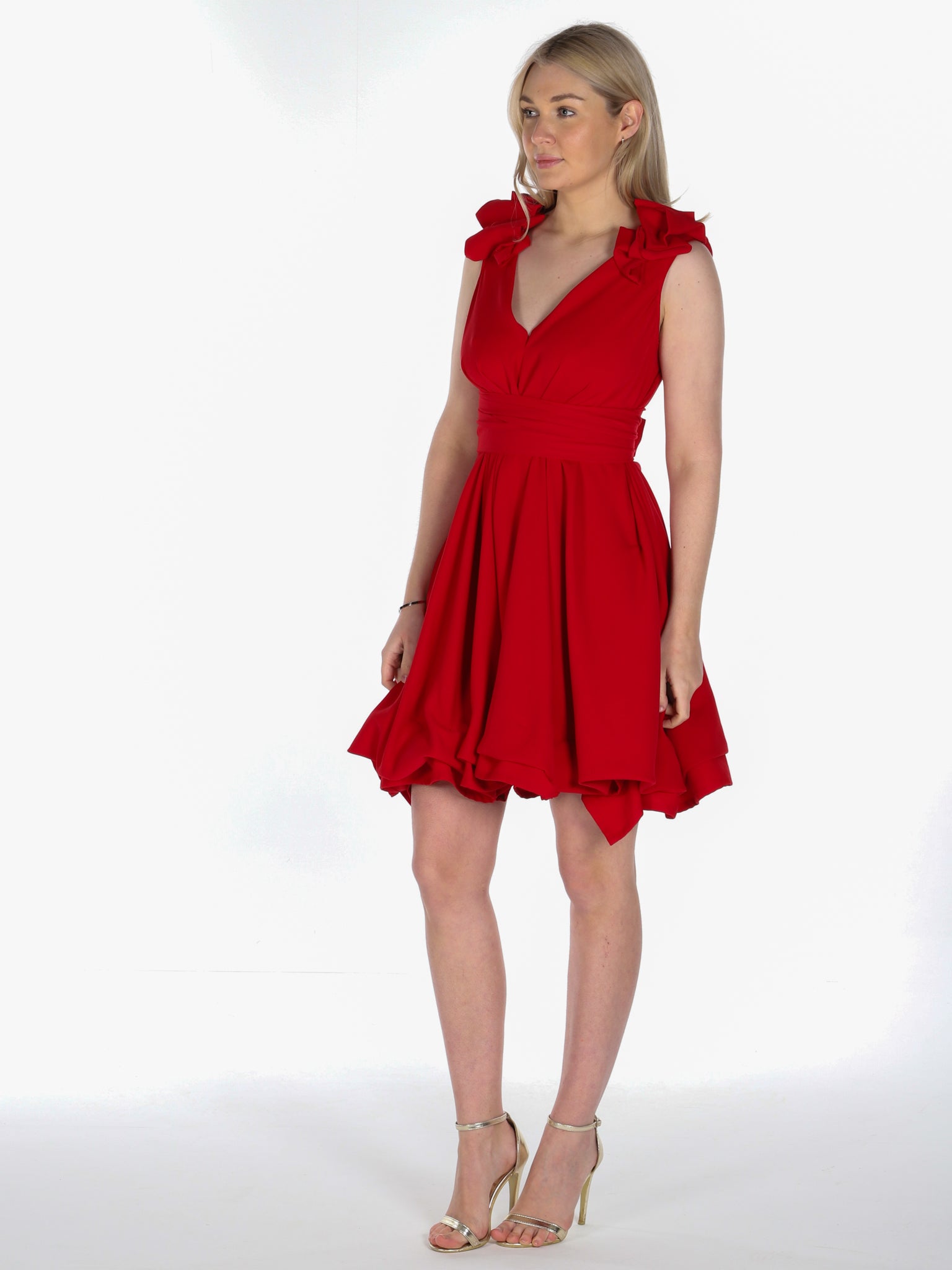 Bright Red Izzy Dress