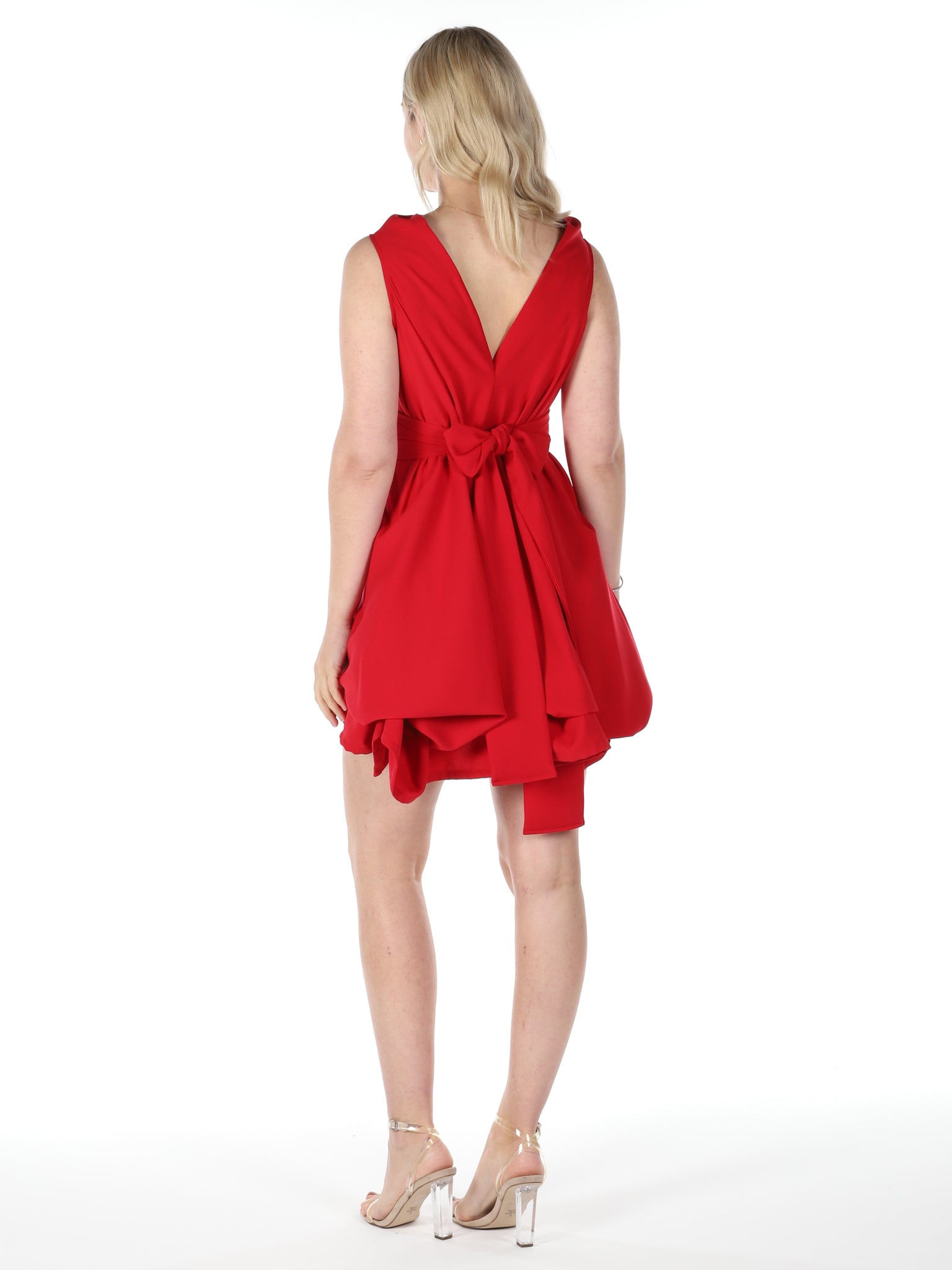 Bright Red Tilly Dress
